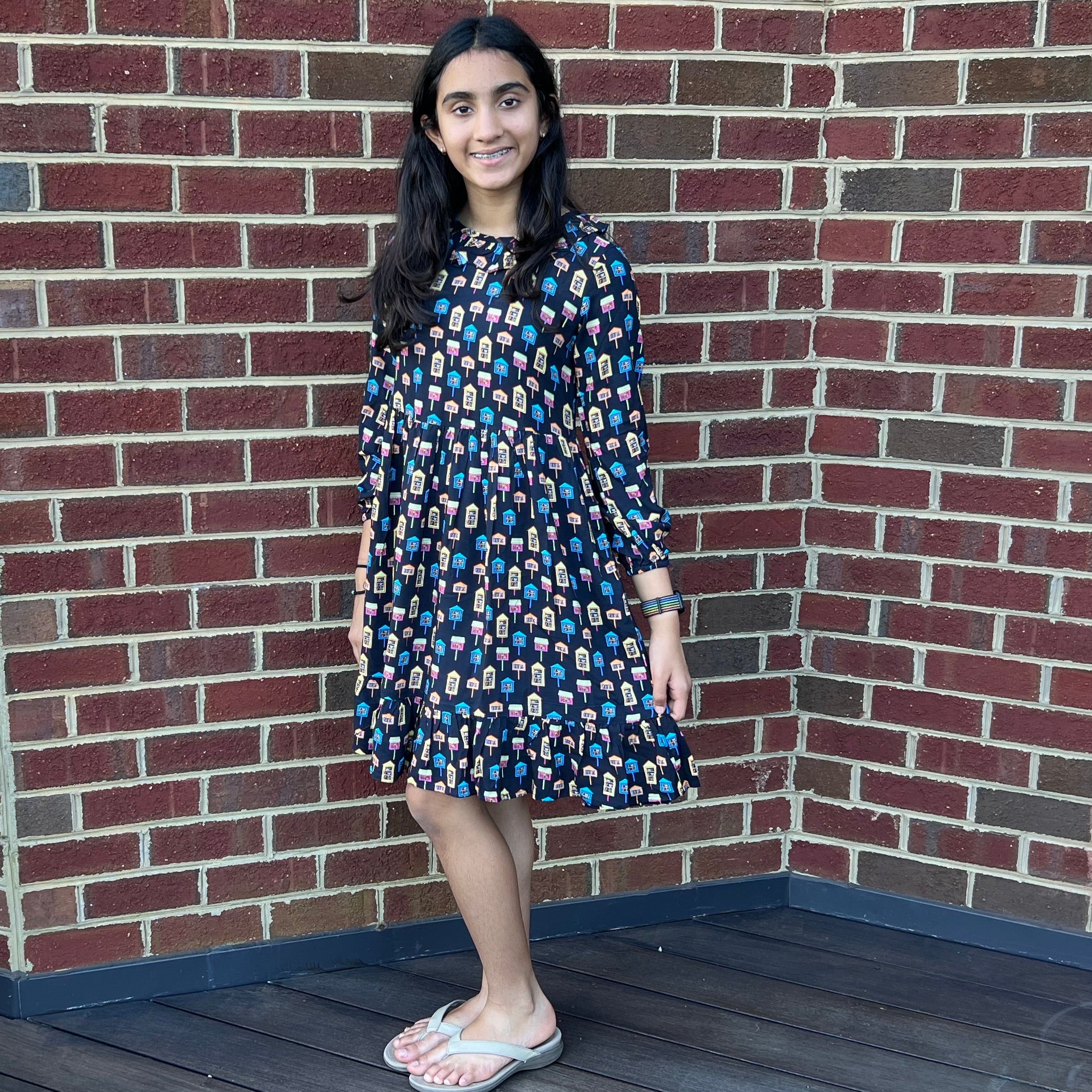 Little Libraries Kids Frill Dress