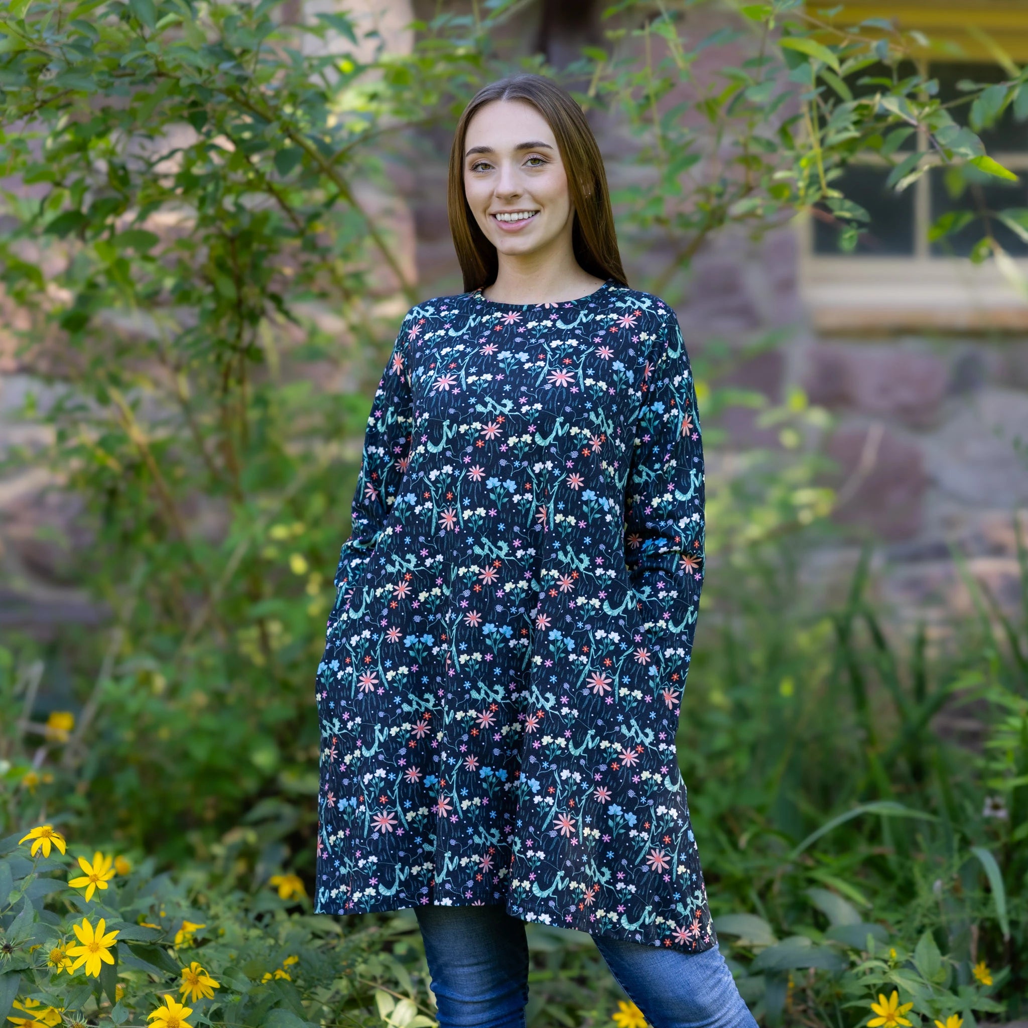 Mantis Long Sleeve Long Tunic