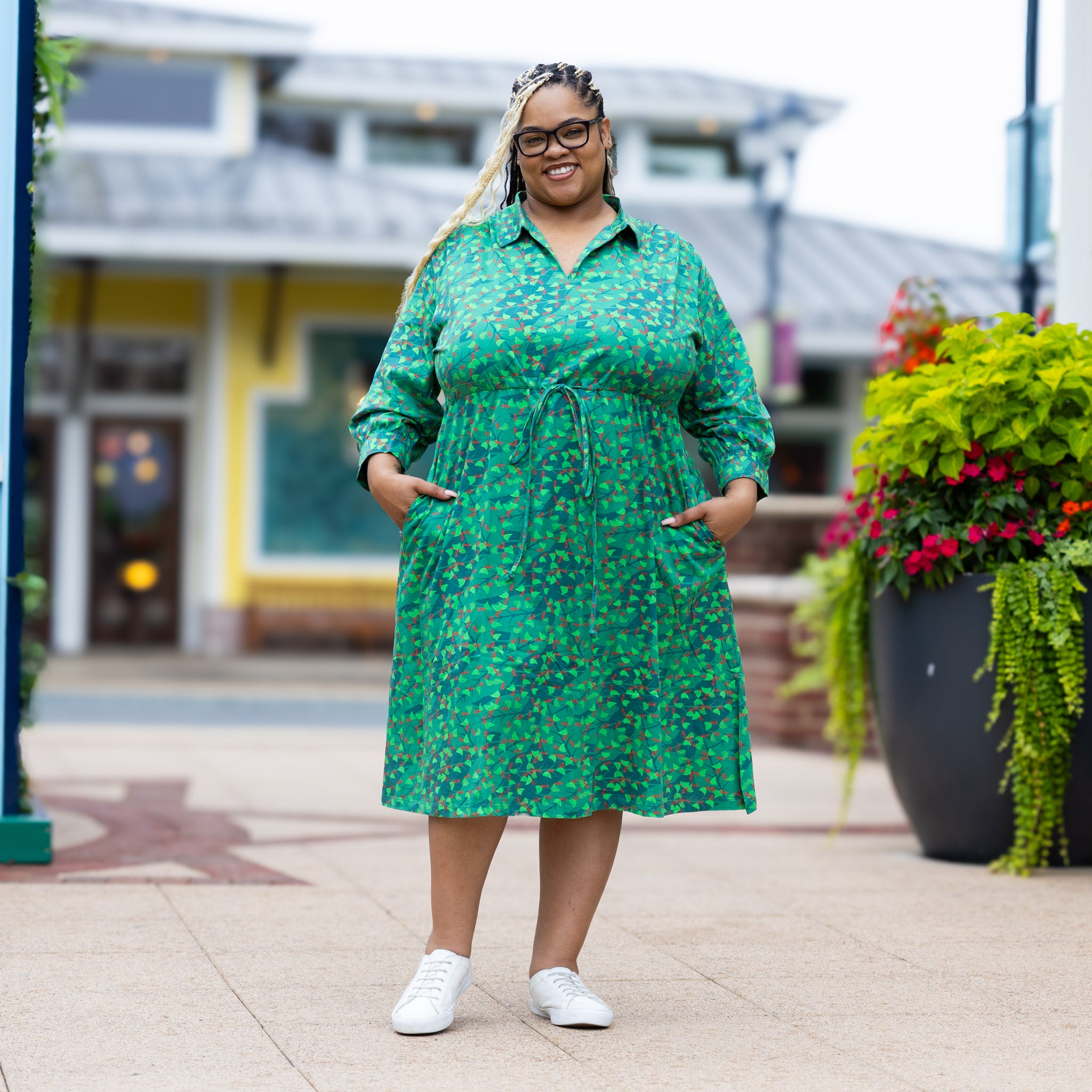 March of the Leafcutter Ants Drawstring Dress