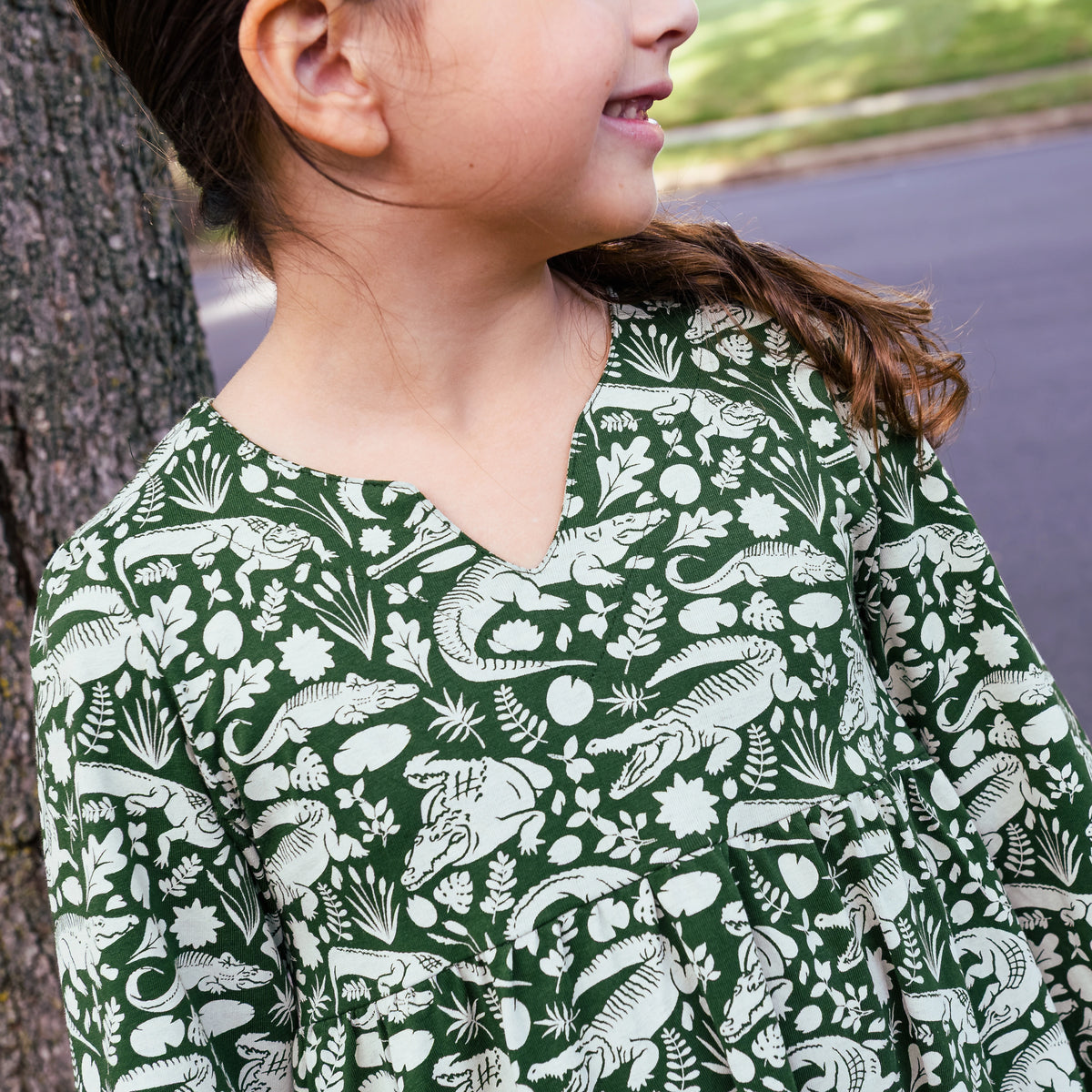 Marsh Majesty Kids Dress with Pockets