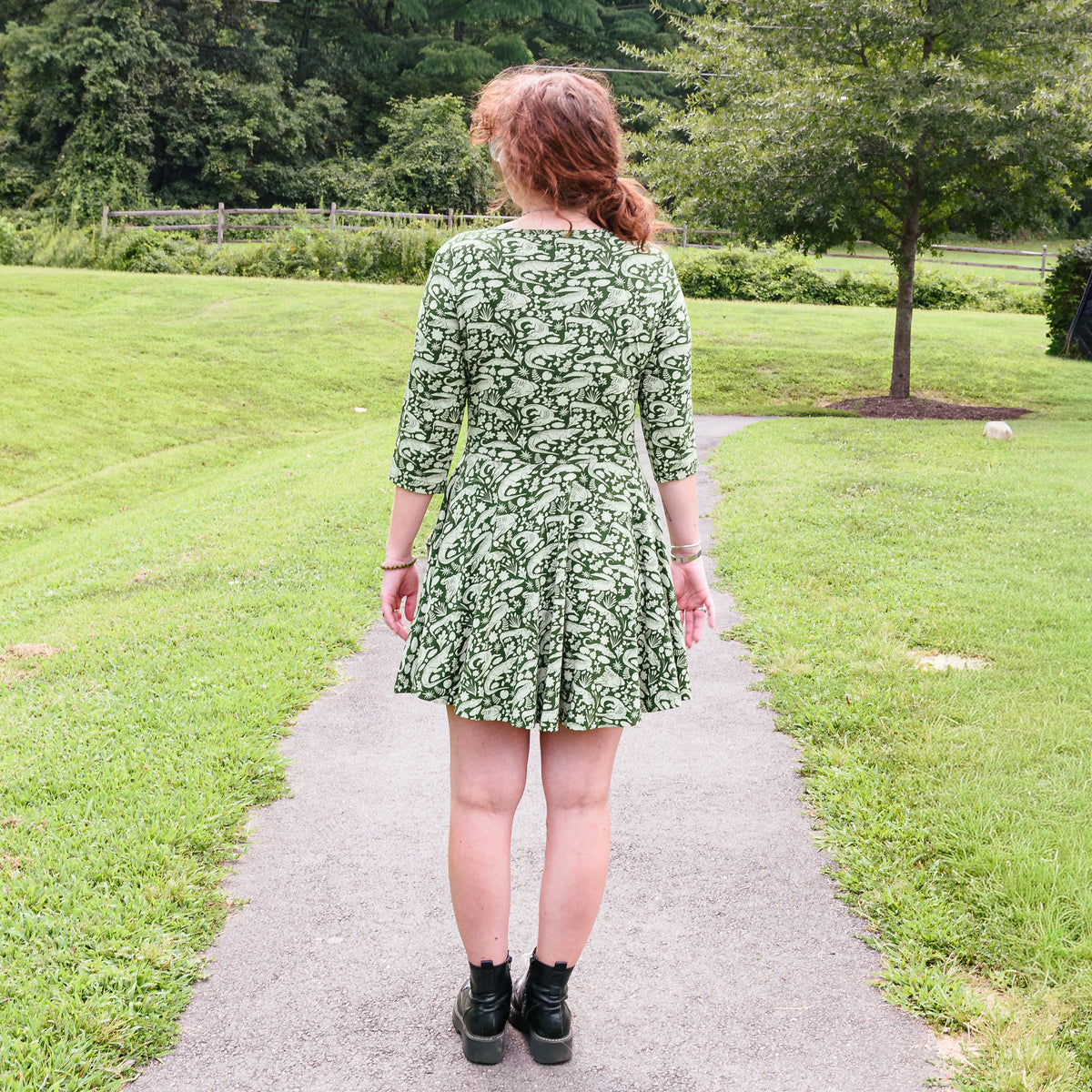 Marsh Majesty Skater Dress with Pockets