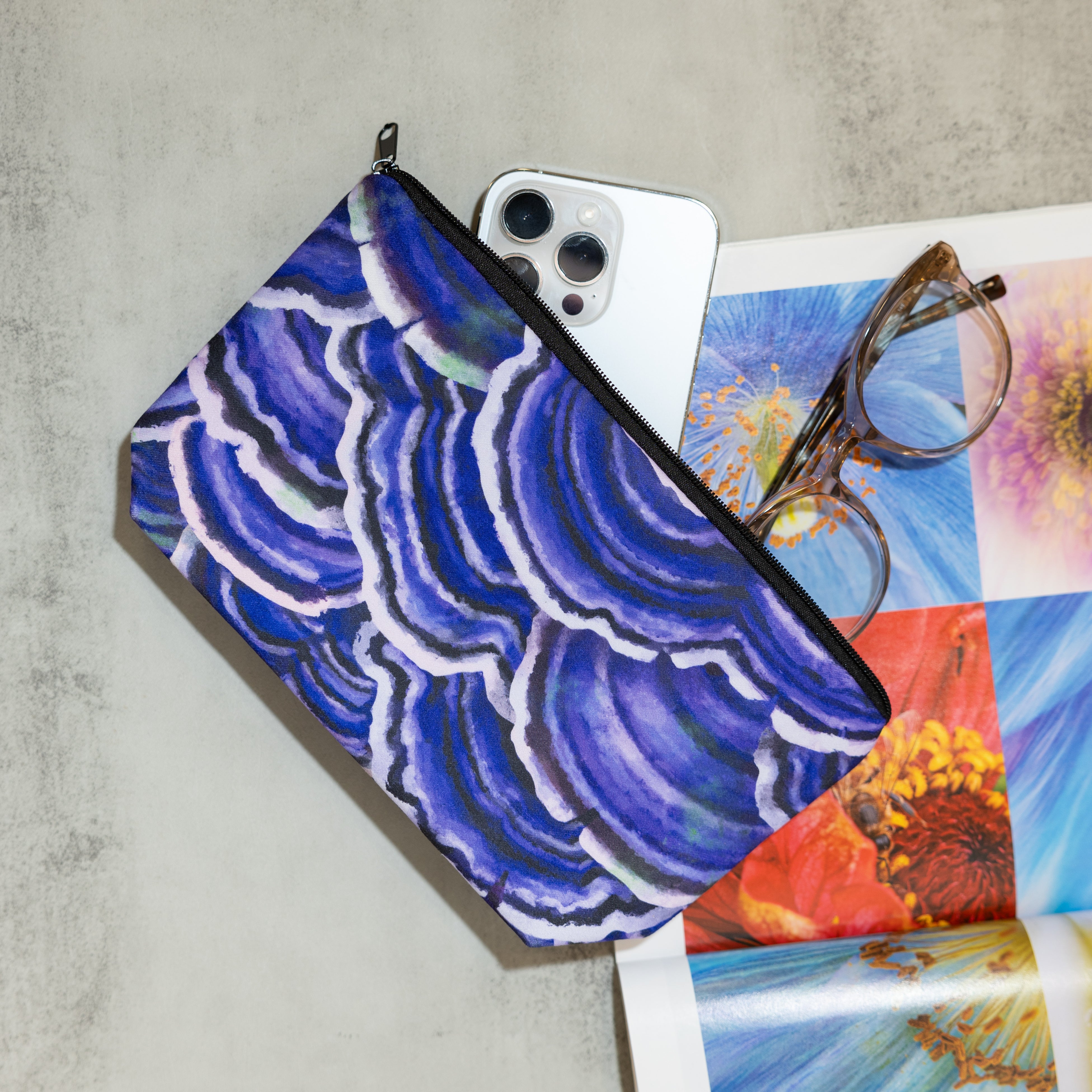 Turkey Tail Mushroom Pouch