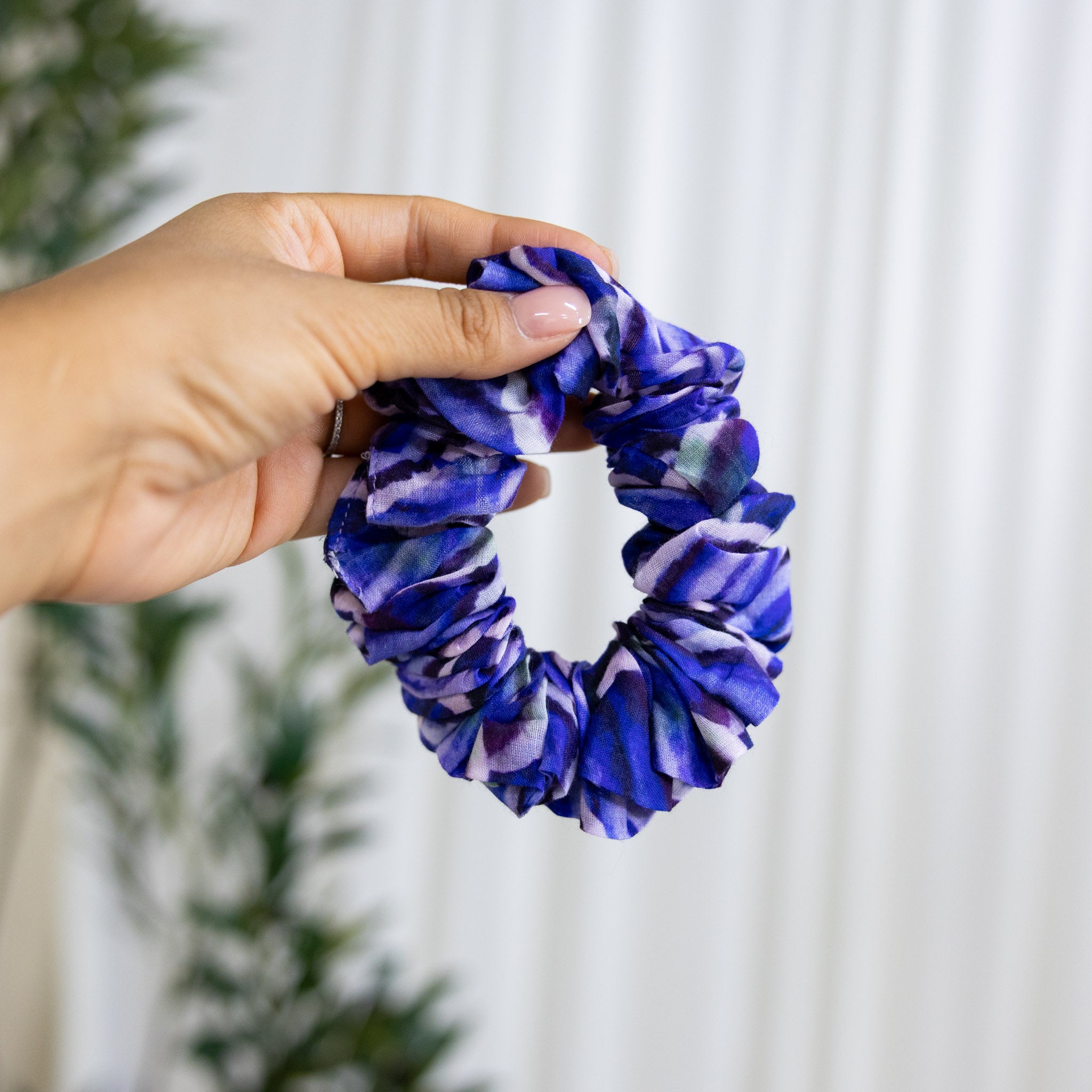 Turkey Tail Mushroom Scrunchie