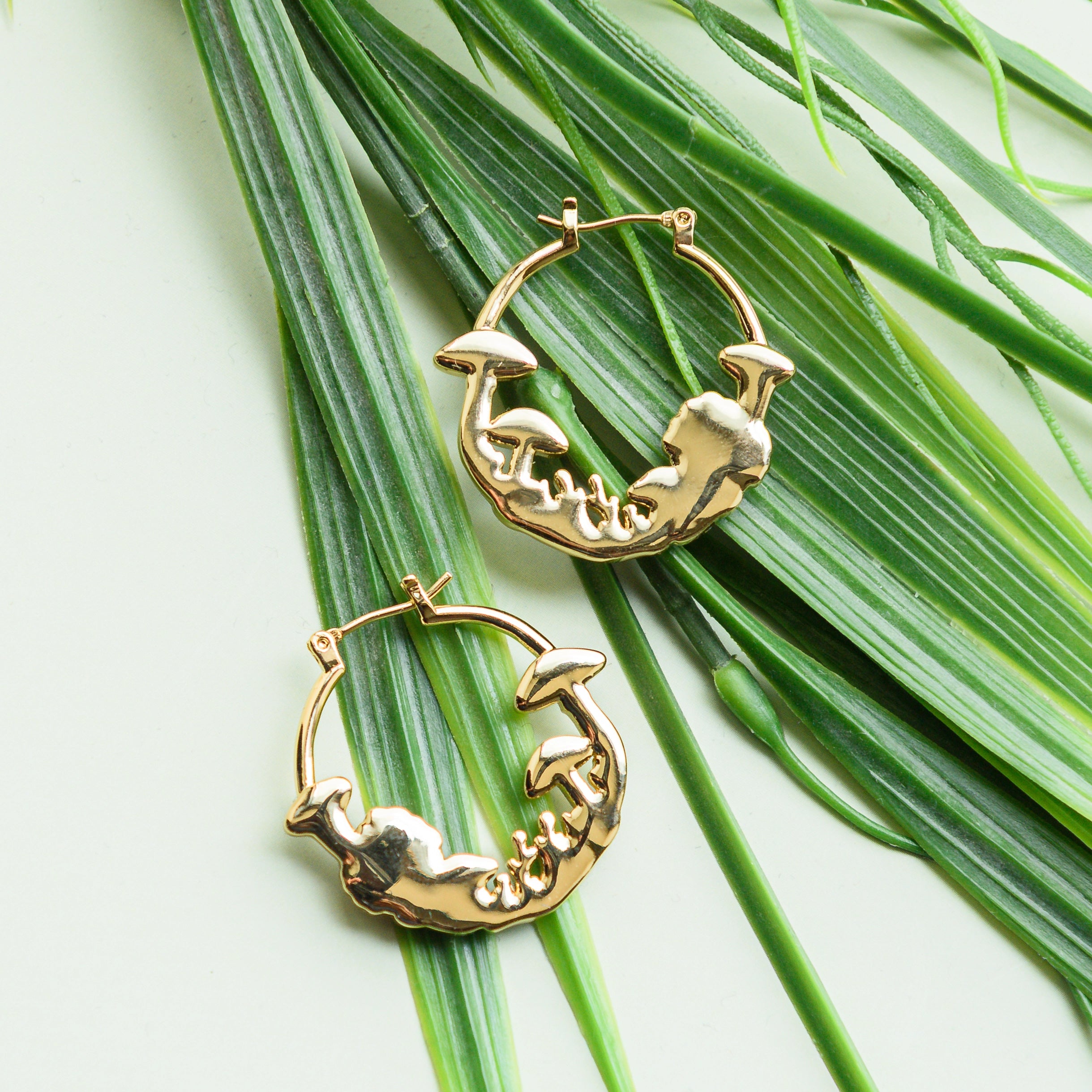 Shroom Bloom Hoop Earrings