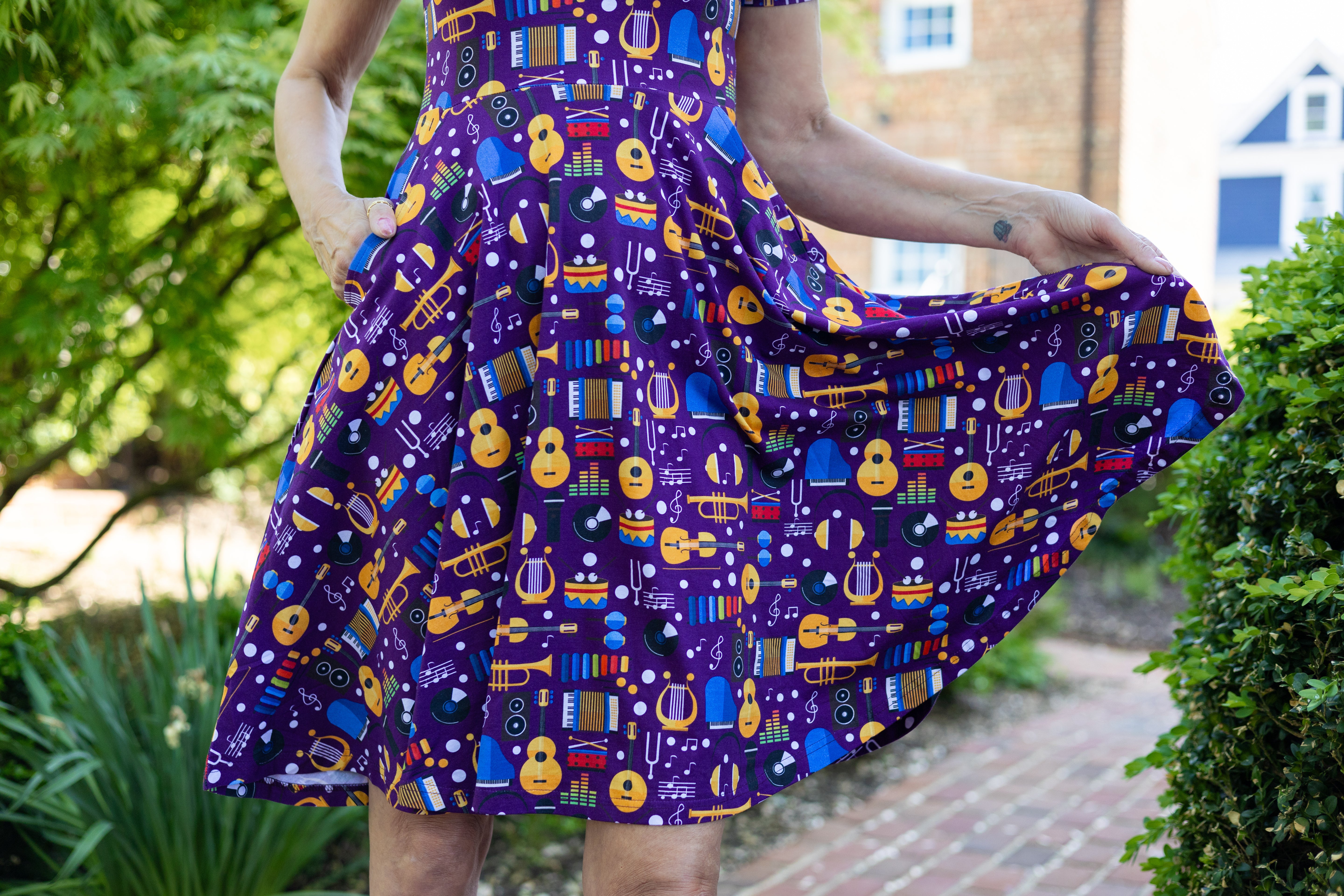 Music Fun Twirl Dress