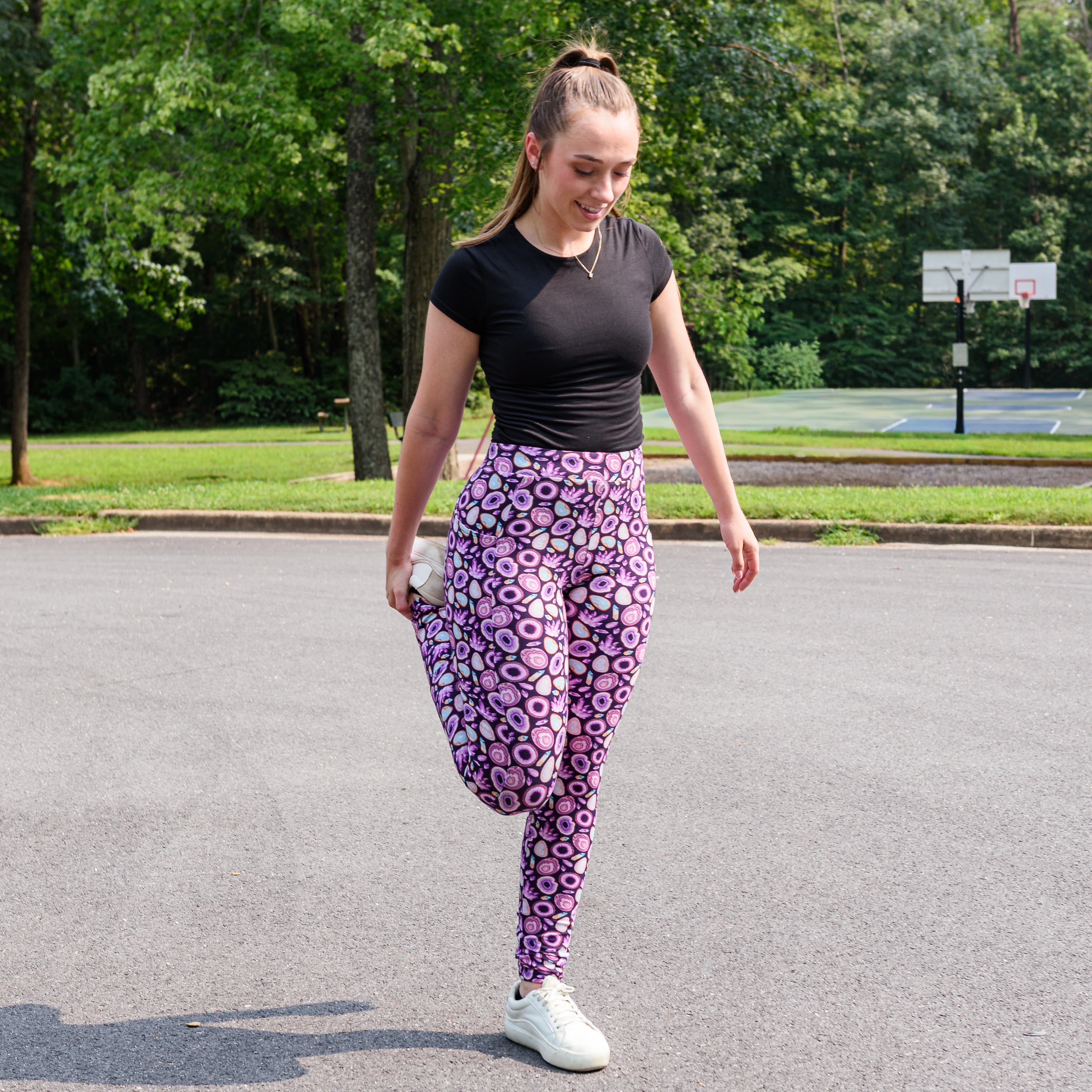 Mystic Minerals Adults Leggings with Pockets