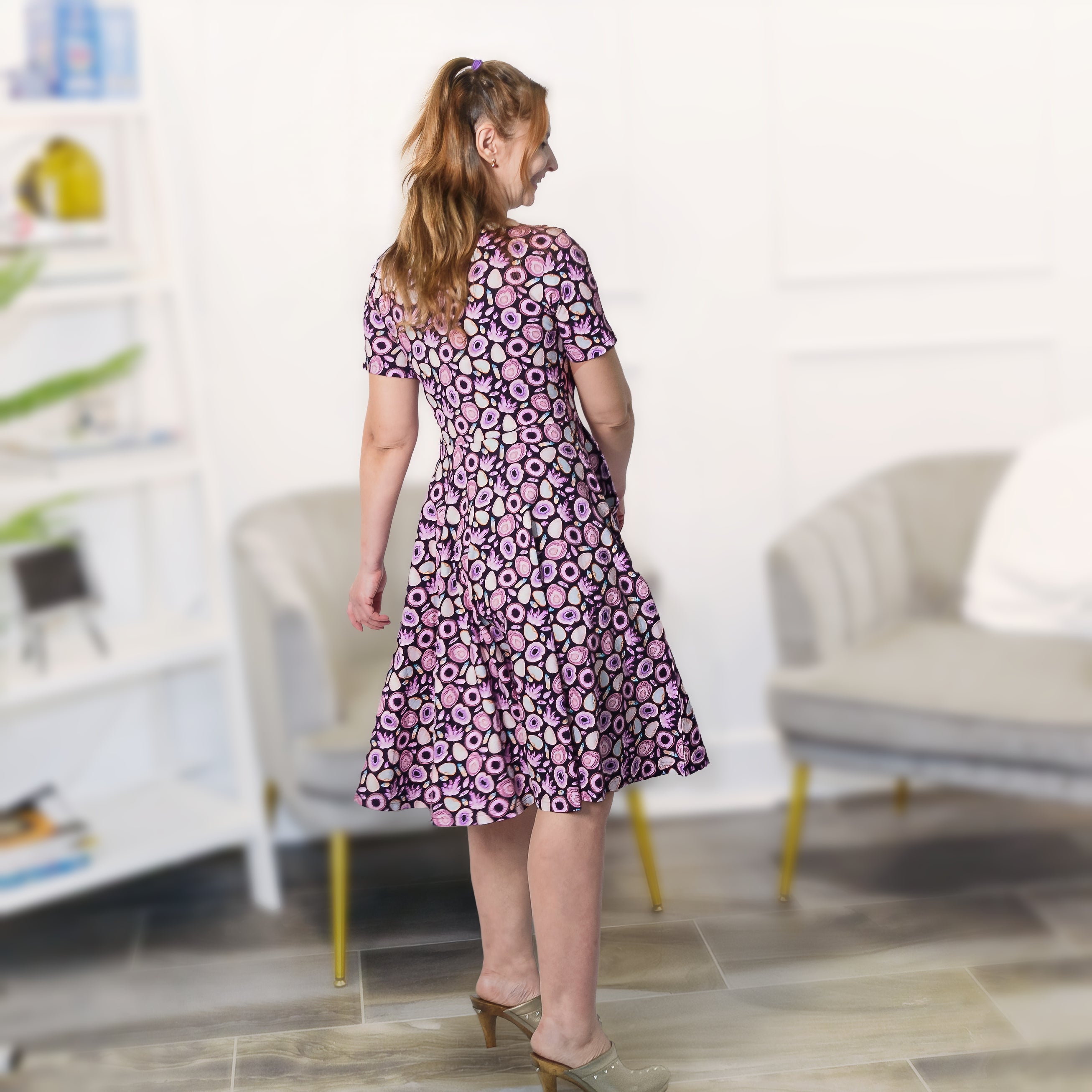 Mystic Minerals Twirl Dress with Pockets