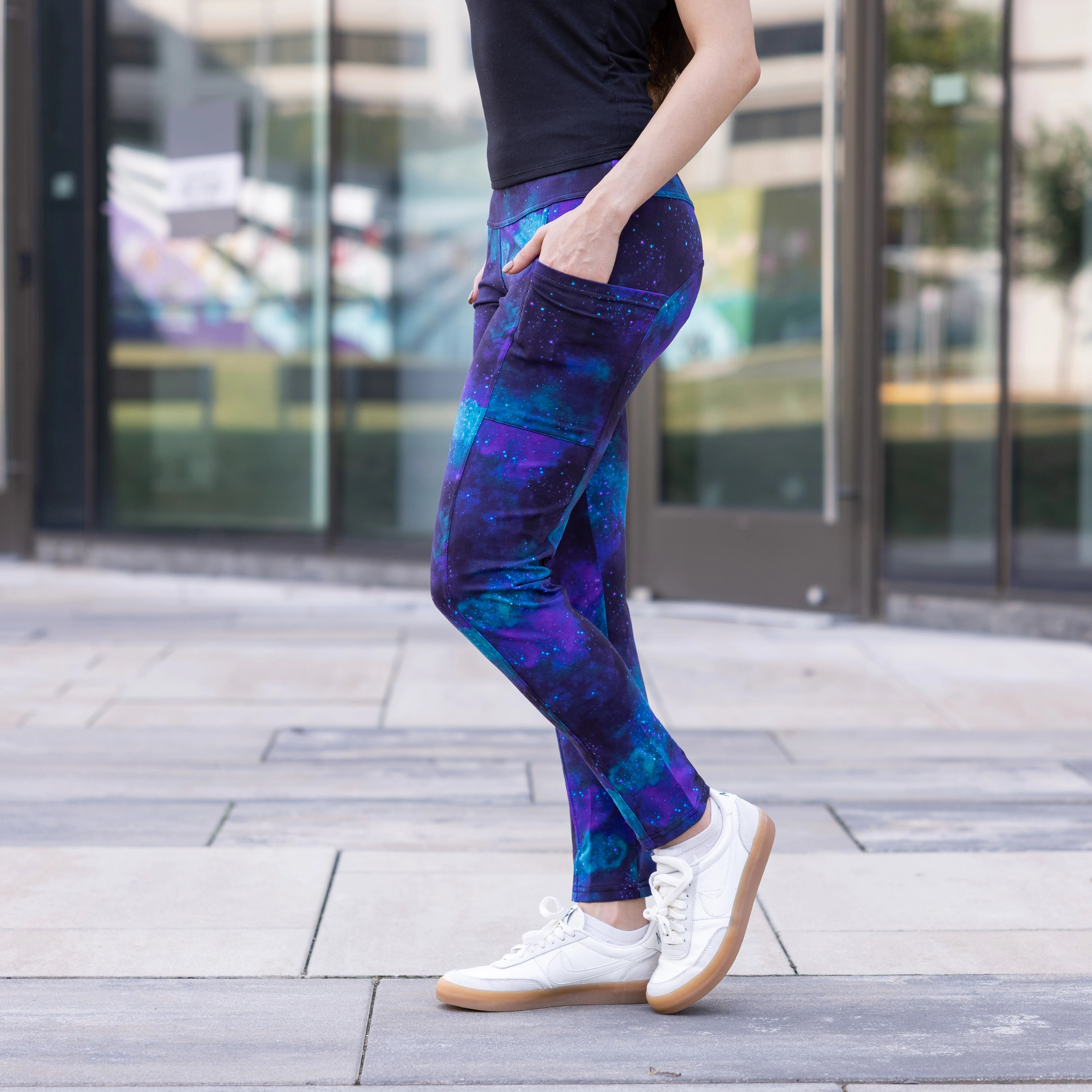 Nebula Adults Athletic Fit Leggings with Pockets