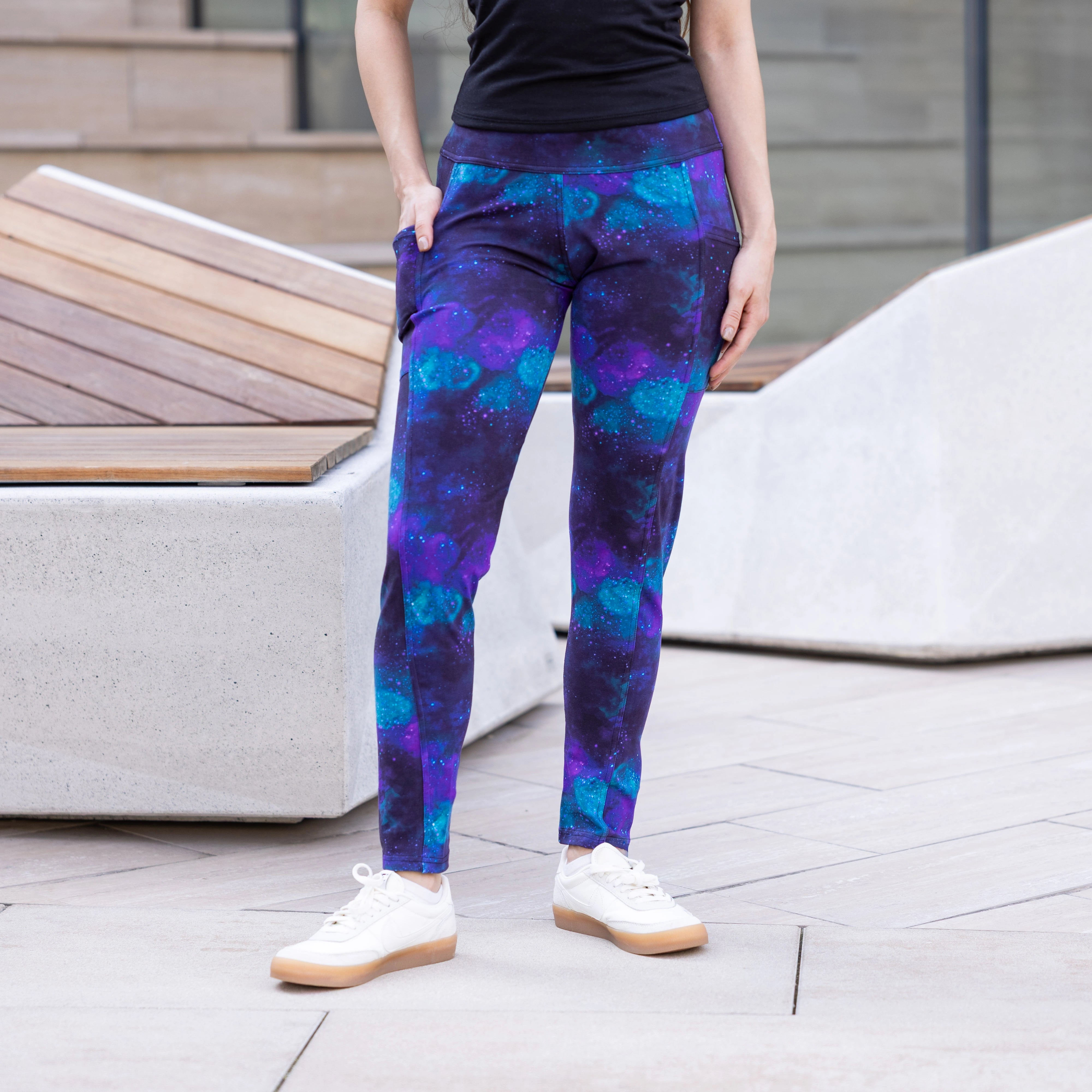 Nebula Adults Athletic Fit Leggings with Pockets