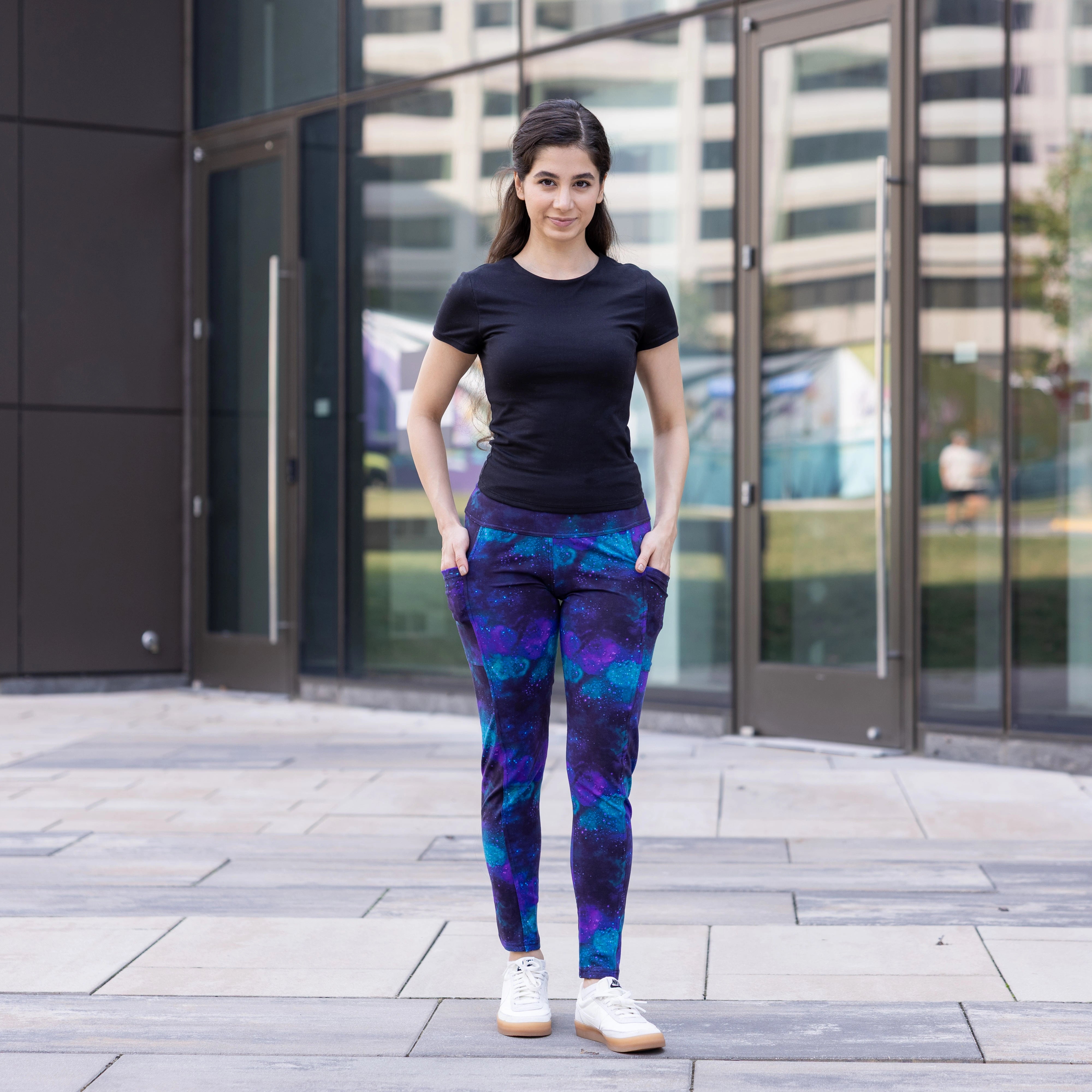 Nebula Adults Athletic Fit Leggings with Pockets
