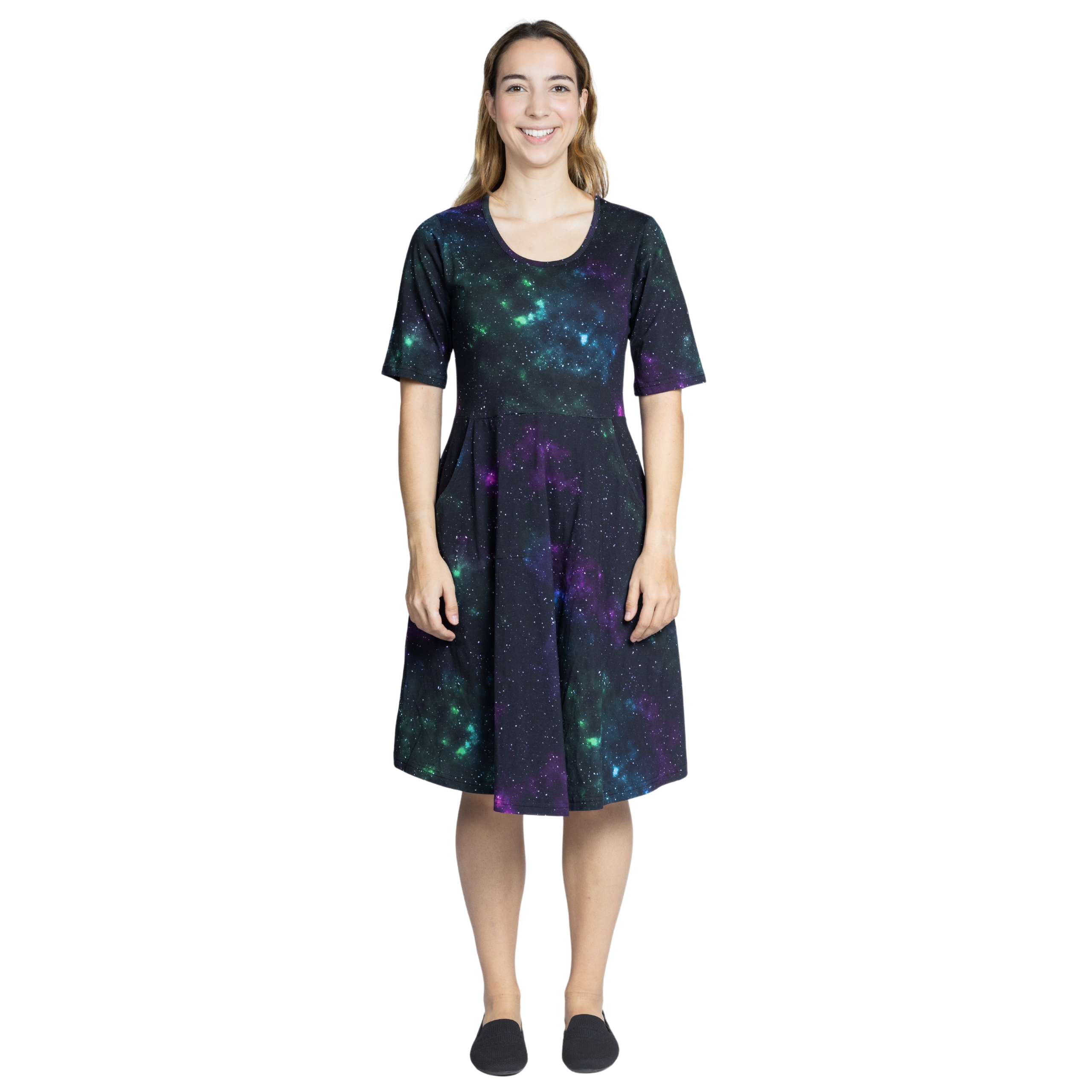 Nebula Fit & Flare Dress