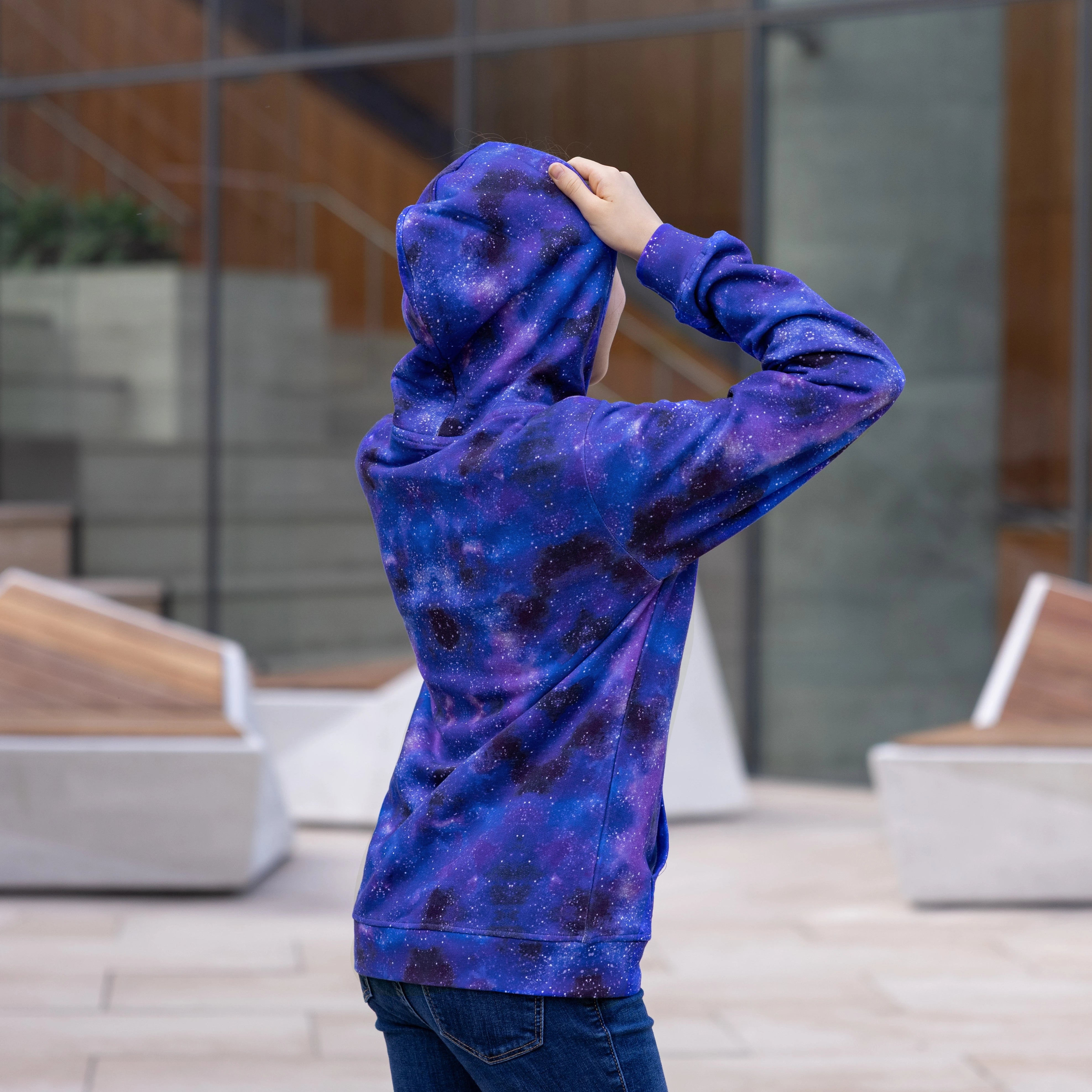 Galaxy Nebula Kids Hoodie