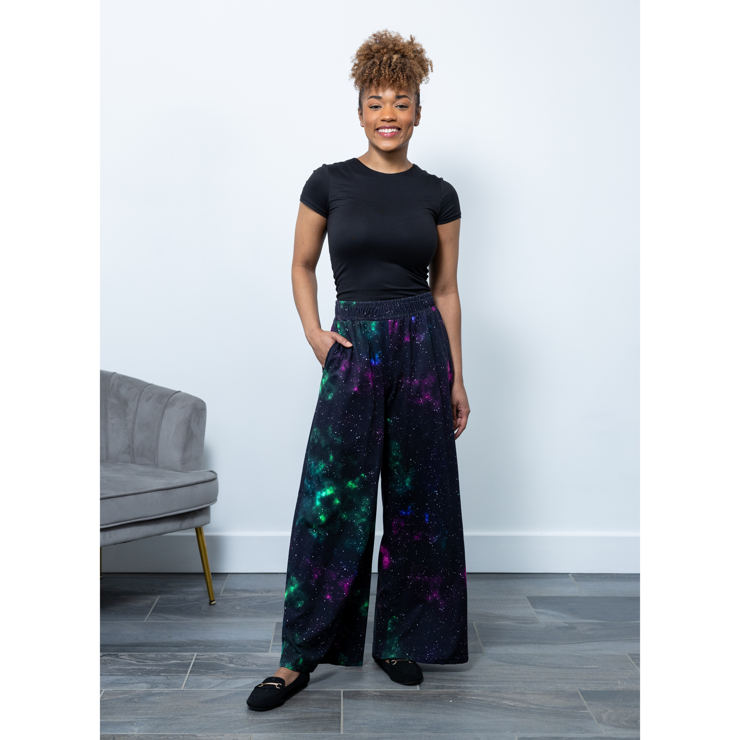Nebula Palazzo Pants