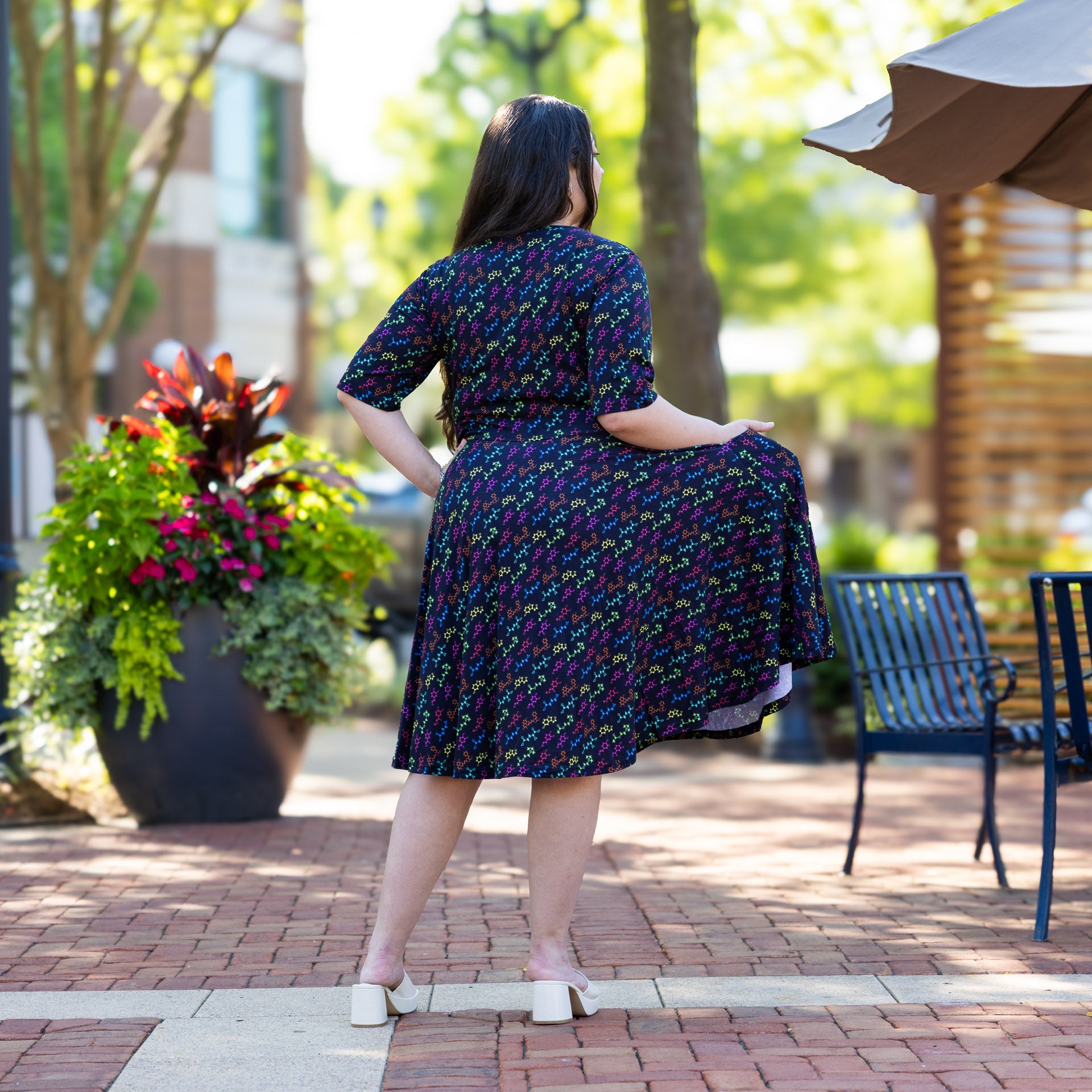 Neurotransmitters Twirl Dress