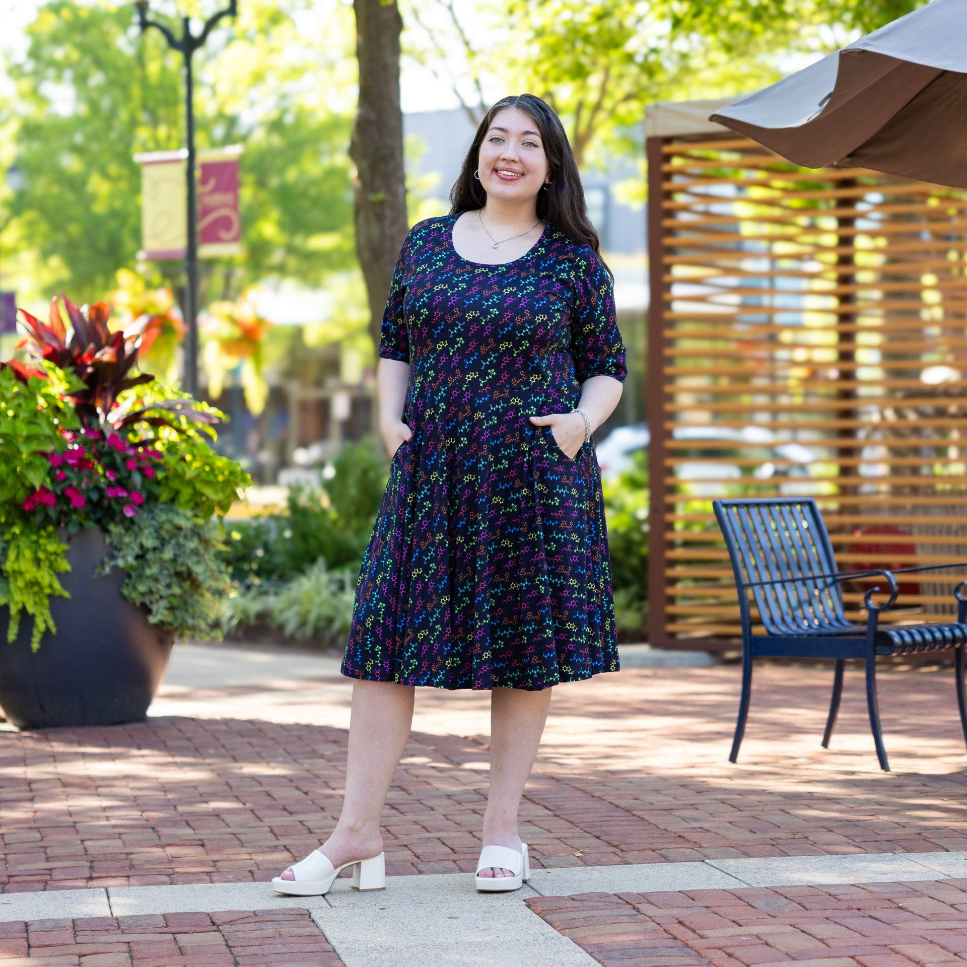 Neurotransmitters Twirl Dress