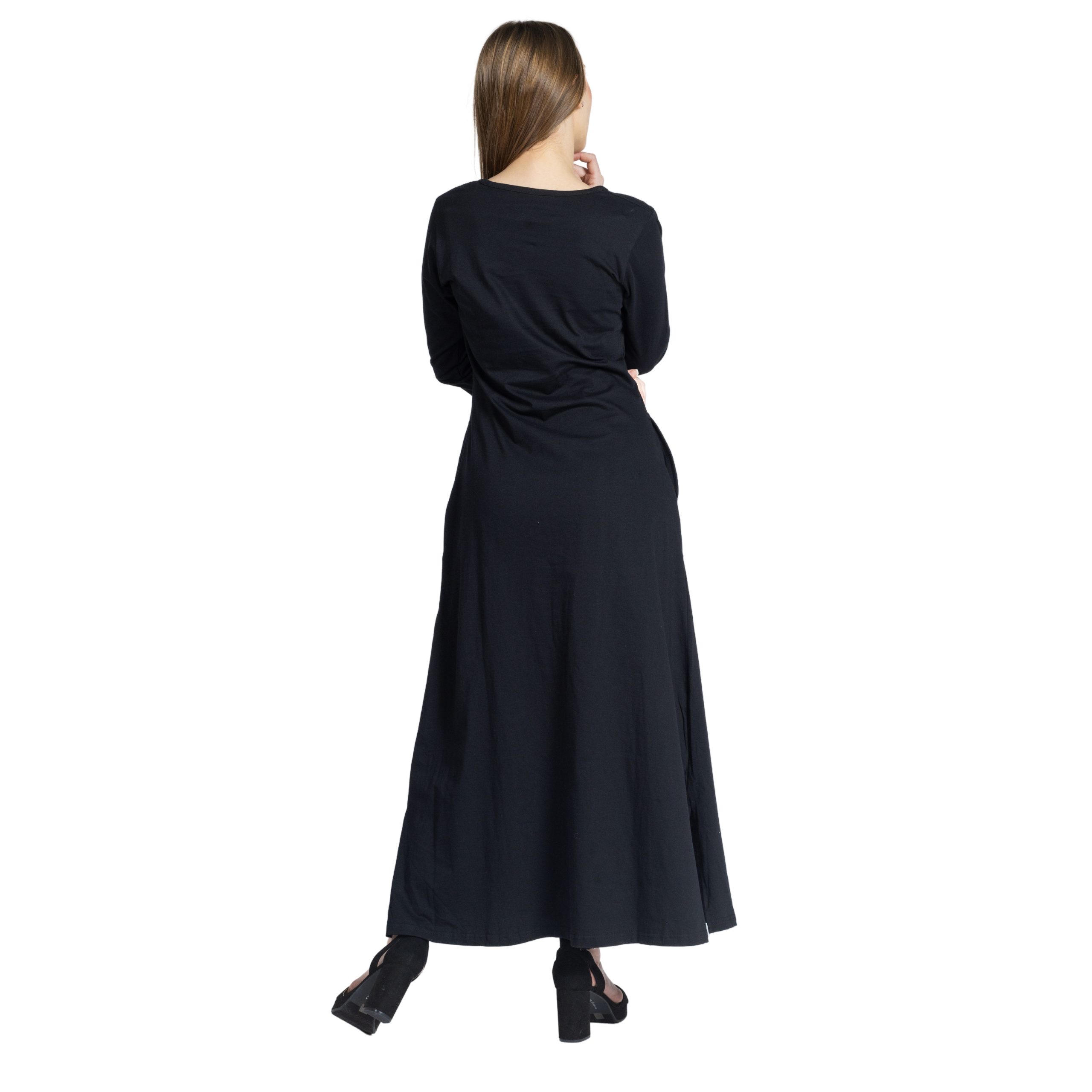 Onyx Slit Maxi Dress