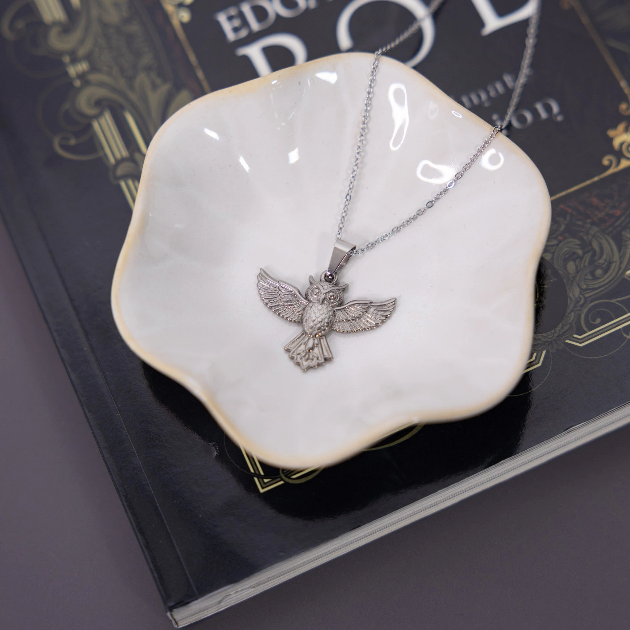 Owl Stainless Steel Necklace