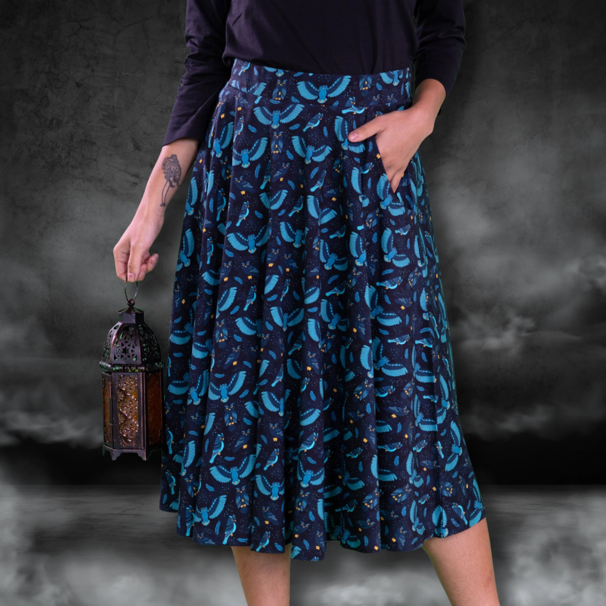 Starry Flight 3/4th Twirl Skirt