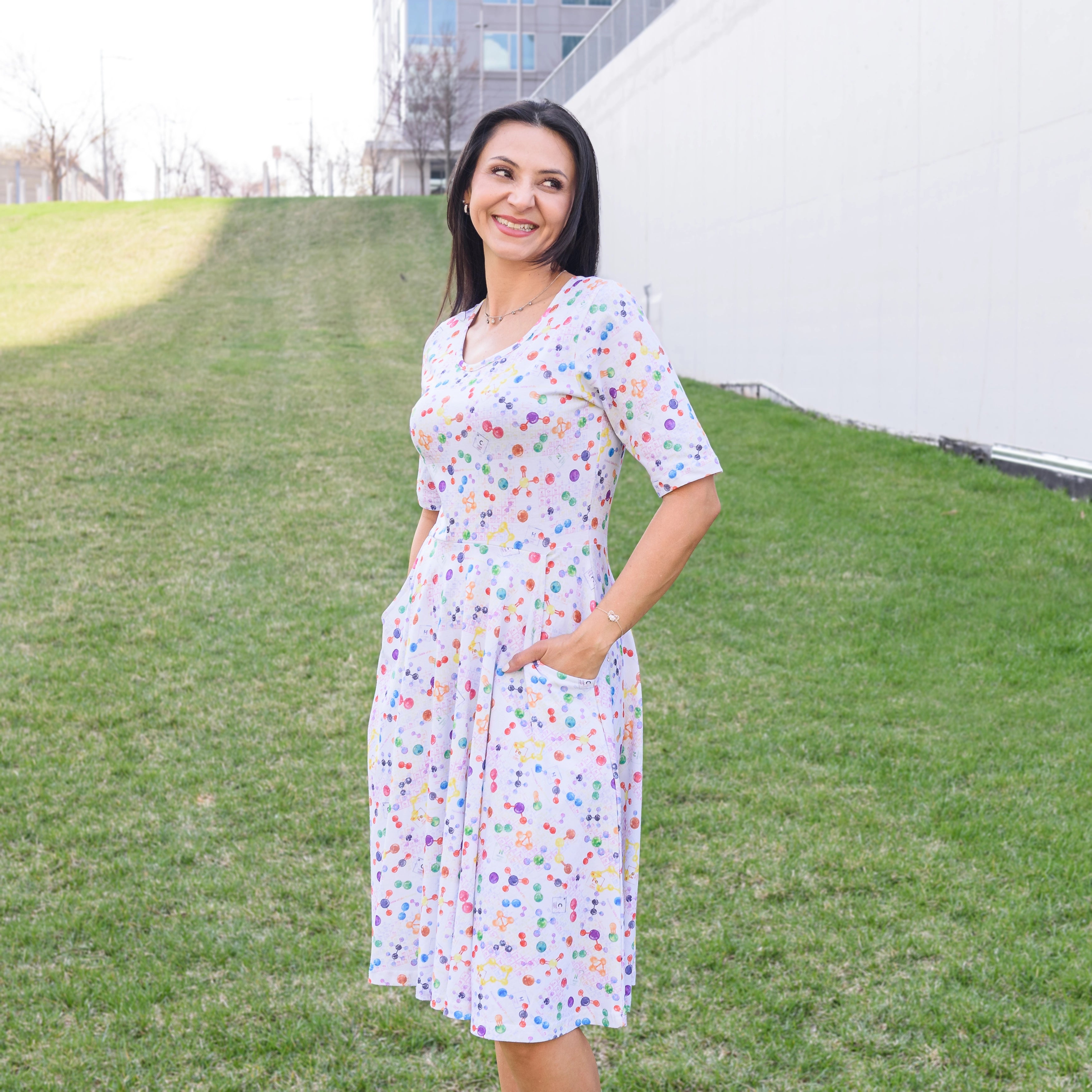 Pastelements Twirl Dress with Pockets