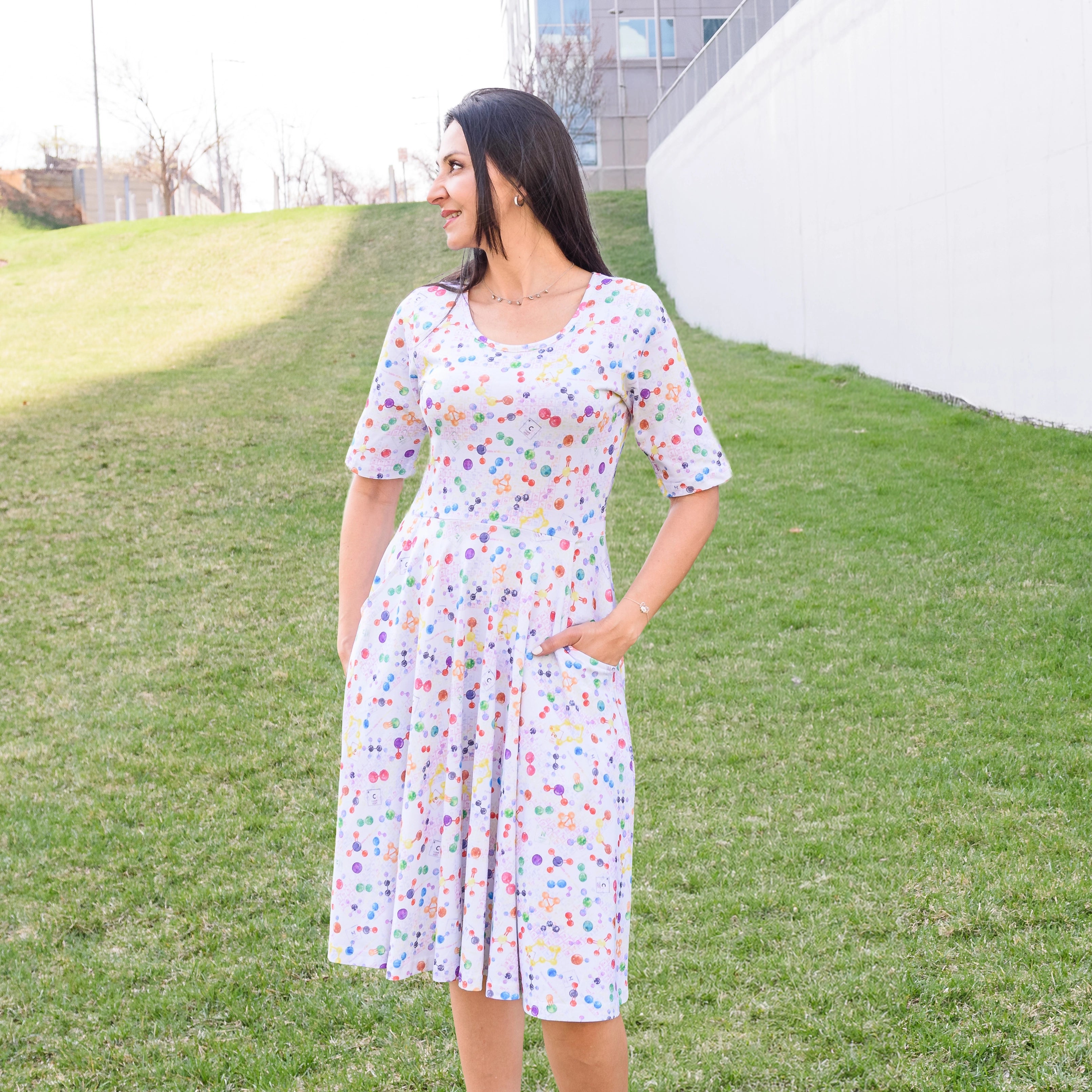 Pastelements Twirl Dress with Pockets