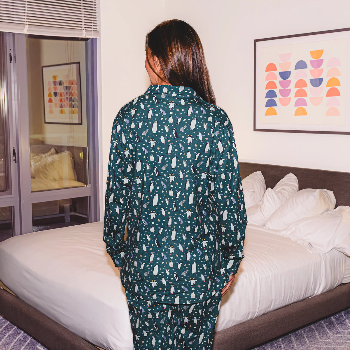 Penguin Parade Adults Lounge Set with Pockets