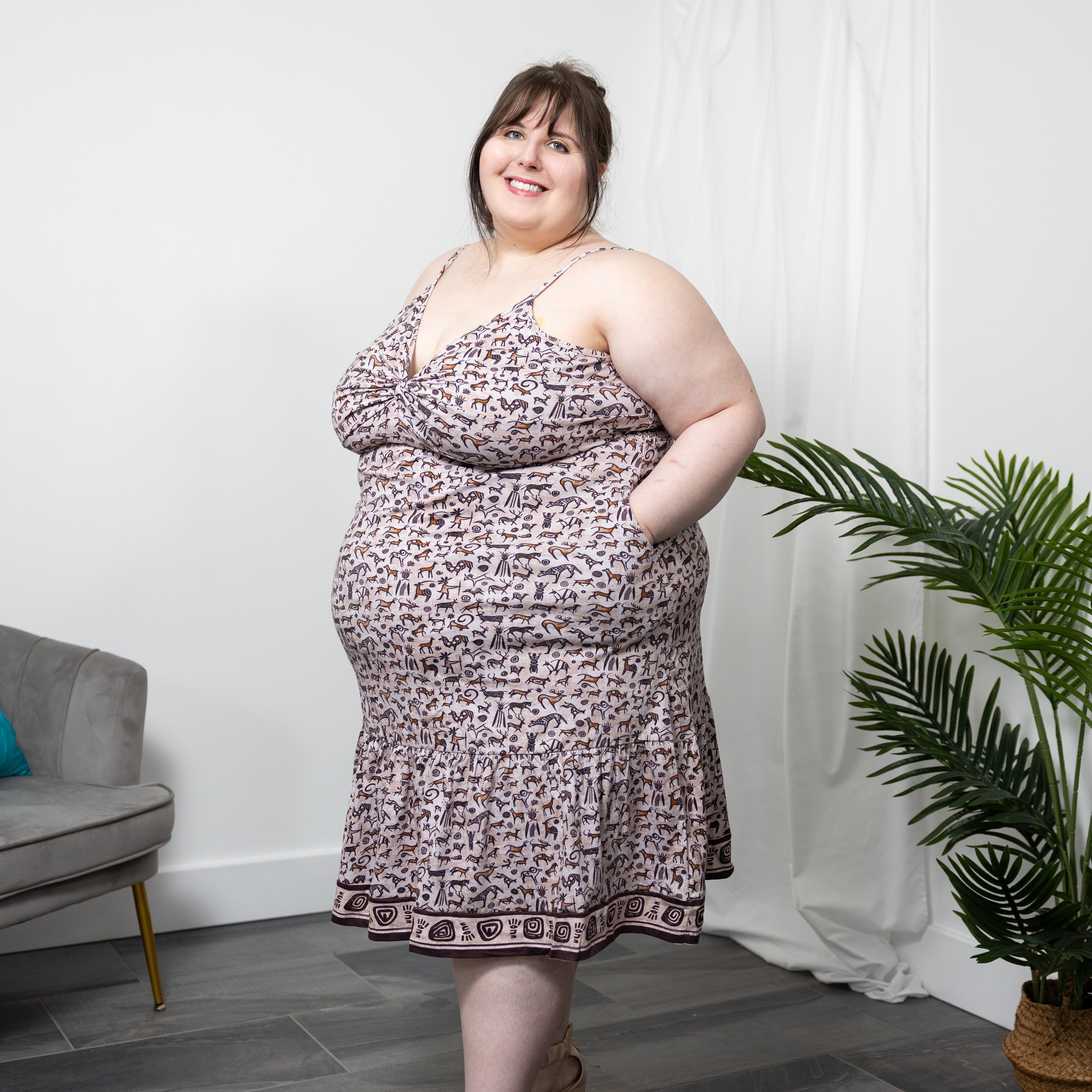 Petroglyphs Frill Dress