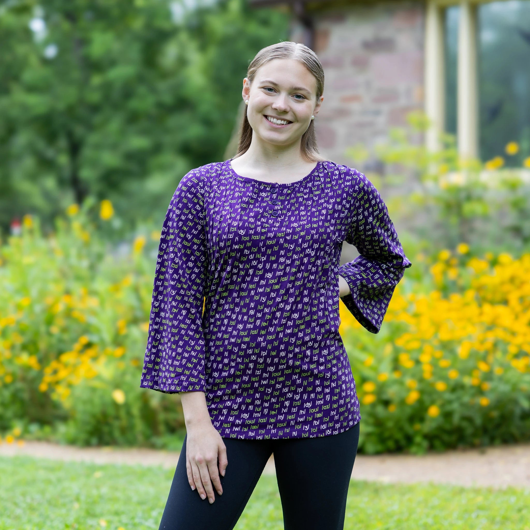 Phonetics Pleated Top