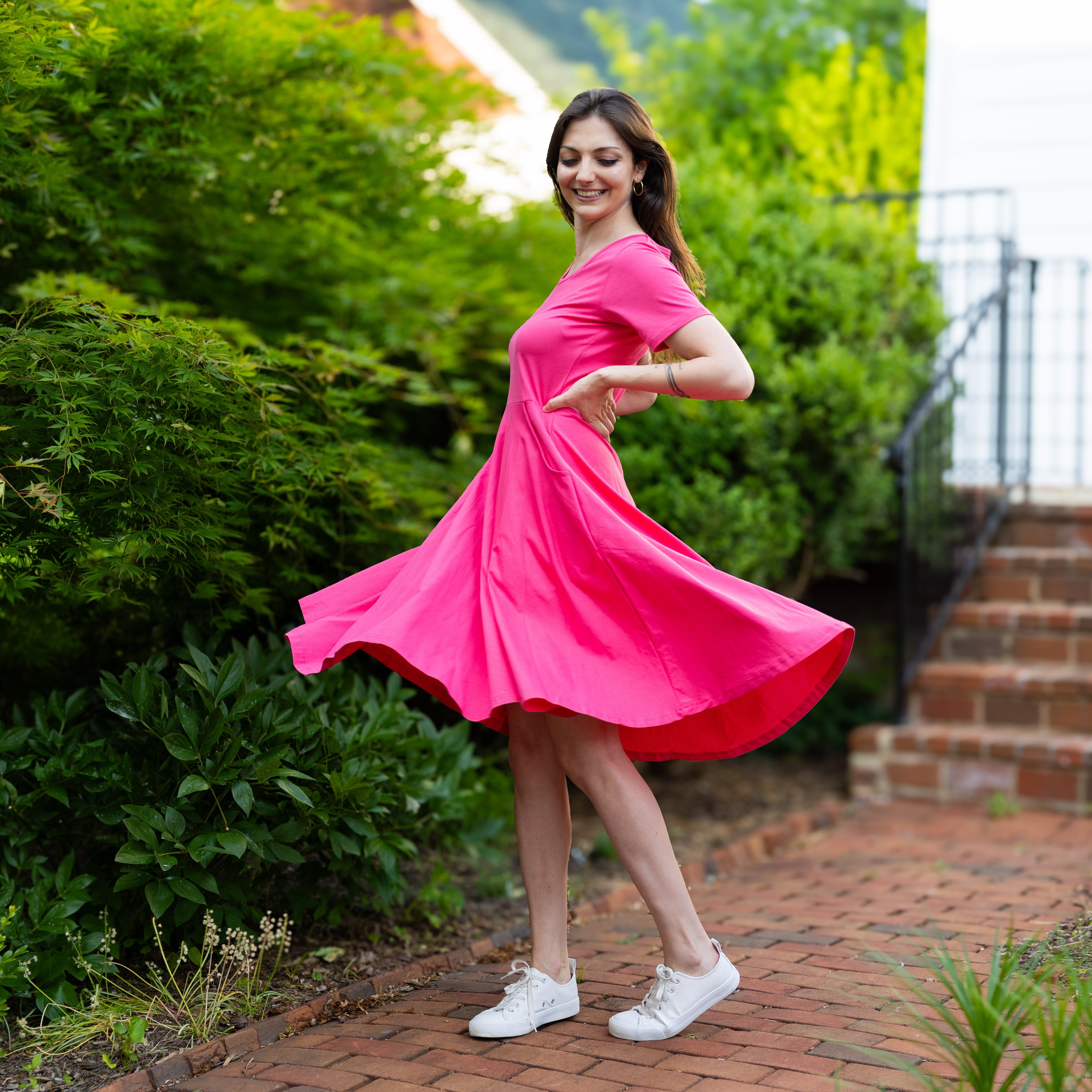 Pink Twirl Dress