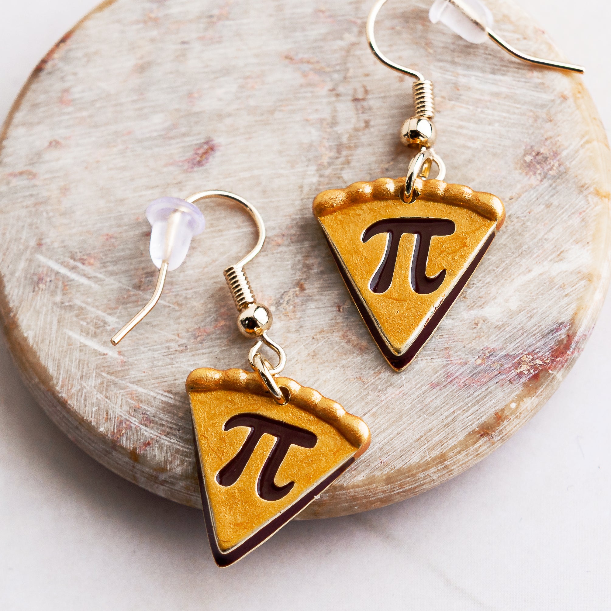 Pi Pie Earrings