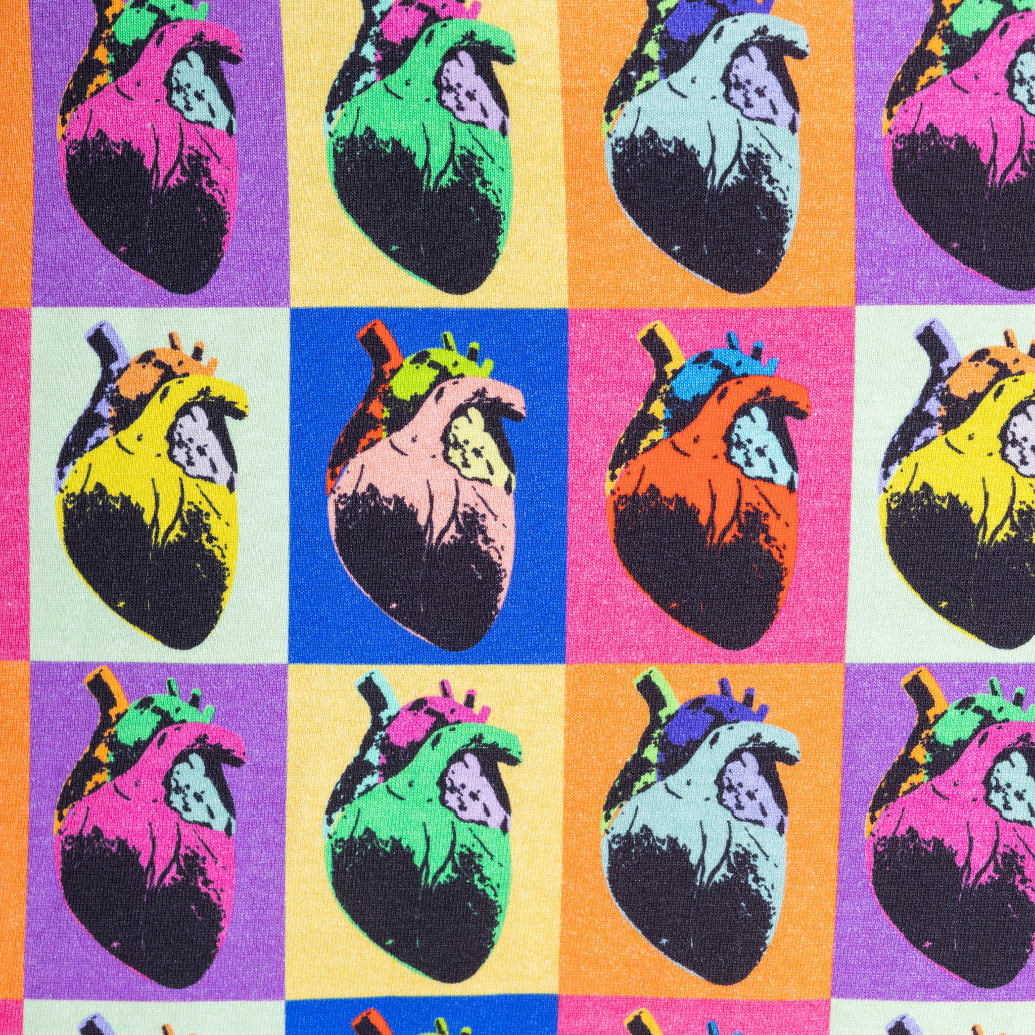 Pop Art Hearts Twirl Dress