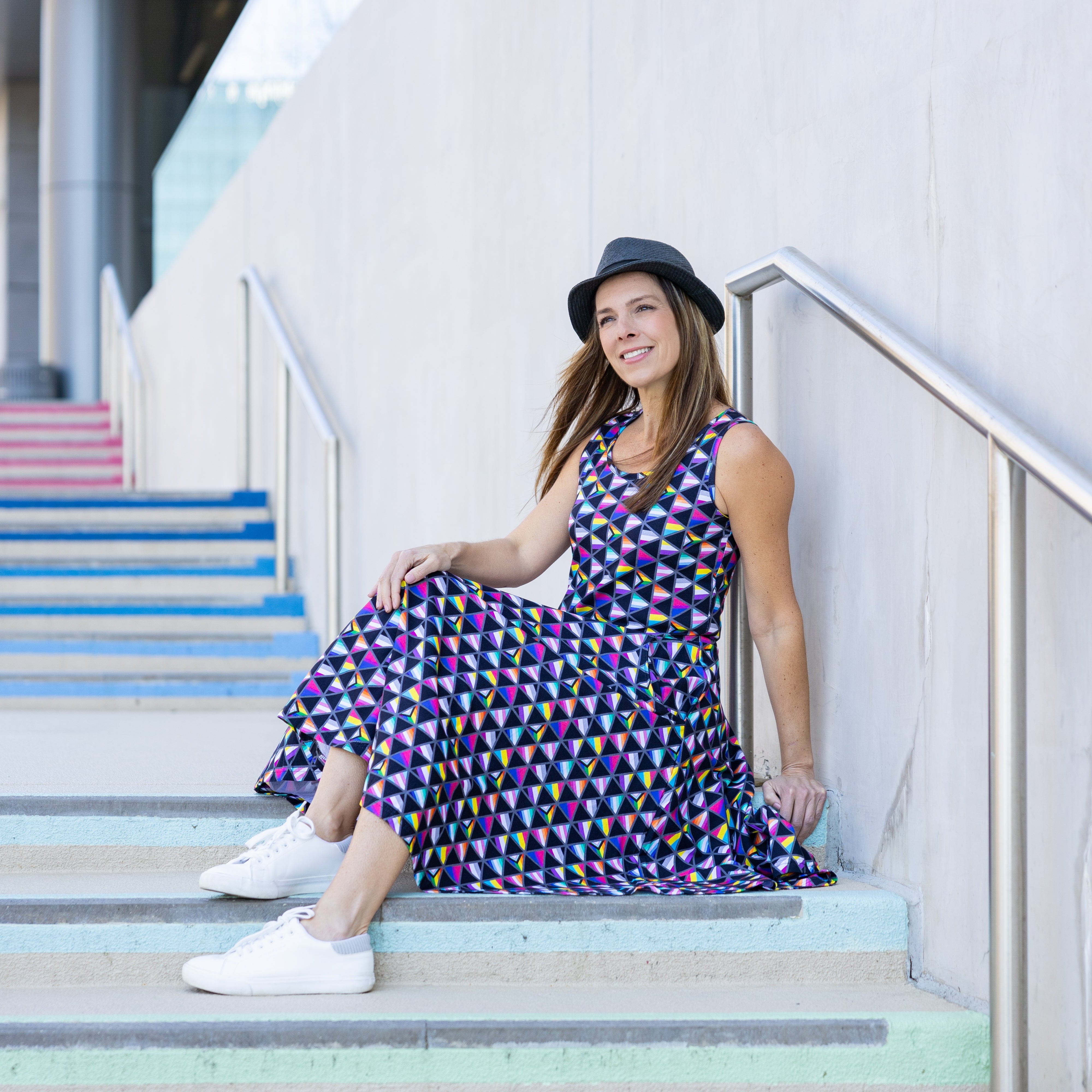 Pride Flags Sleeveless Twirl Dress