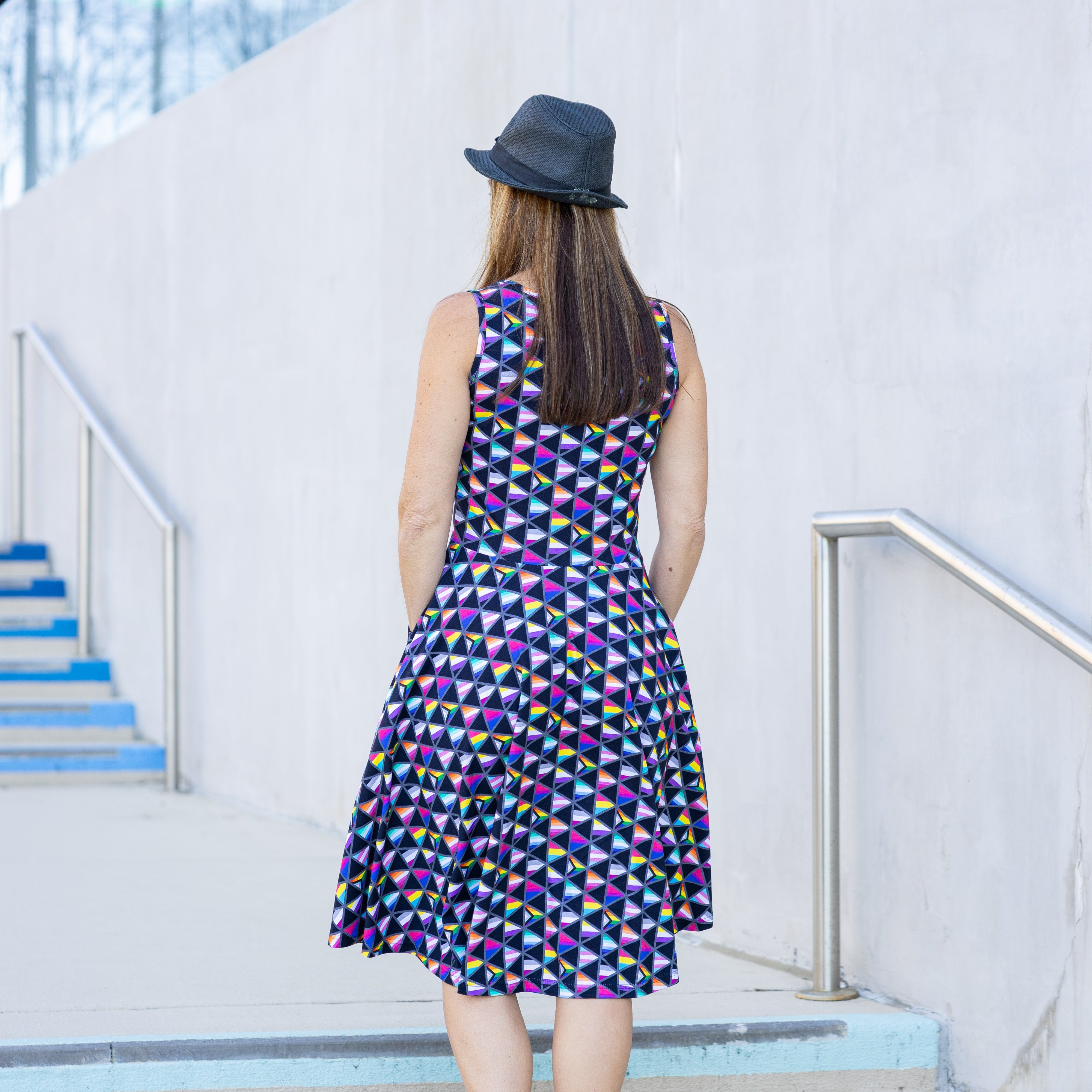 Pride Flags Sleeveless Twirl Dress