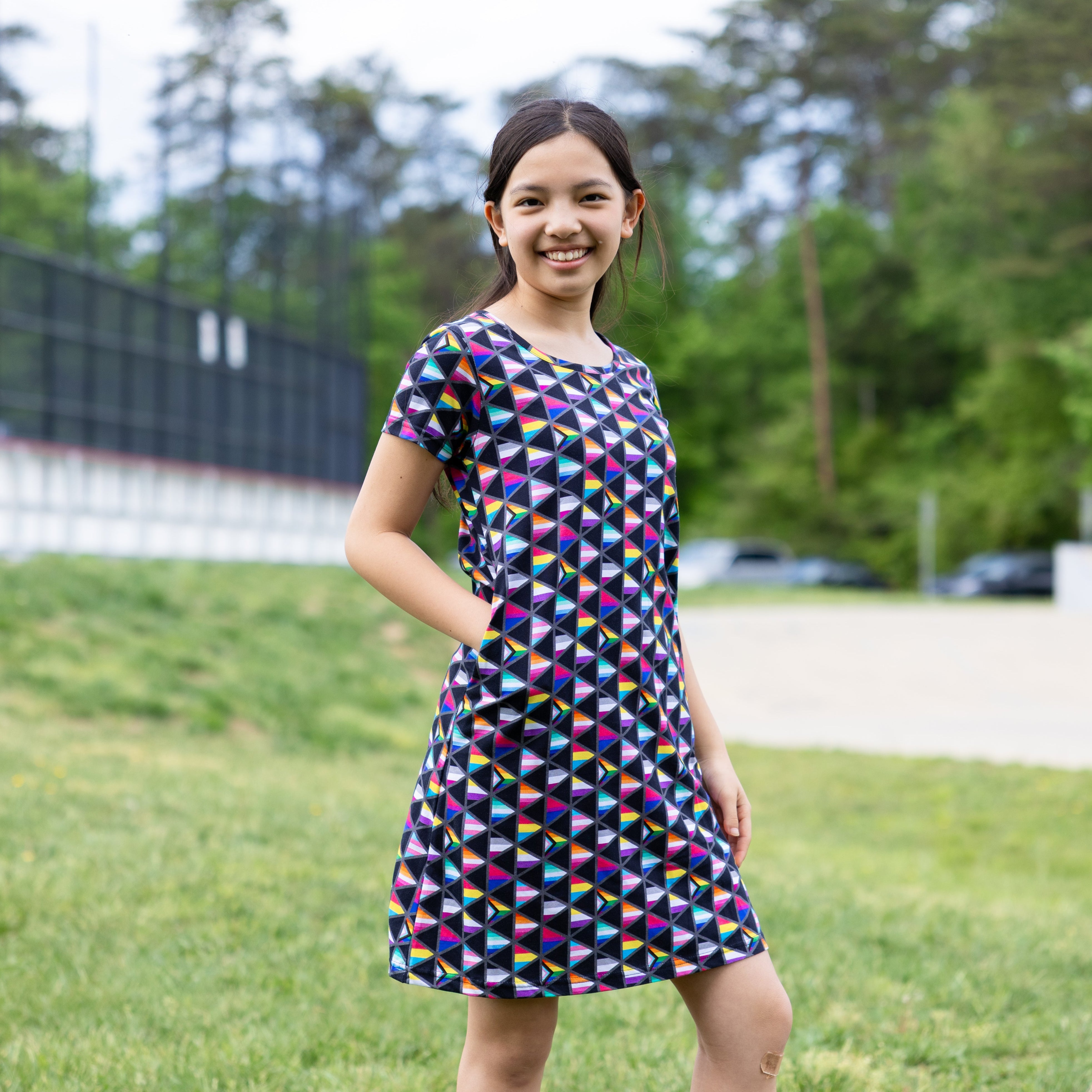 Pride Flags Kids A-Line Dress