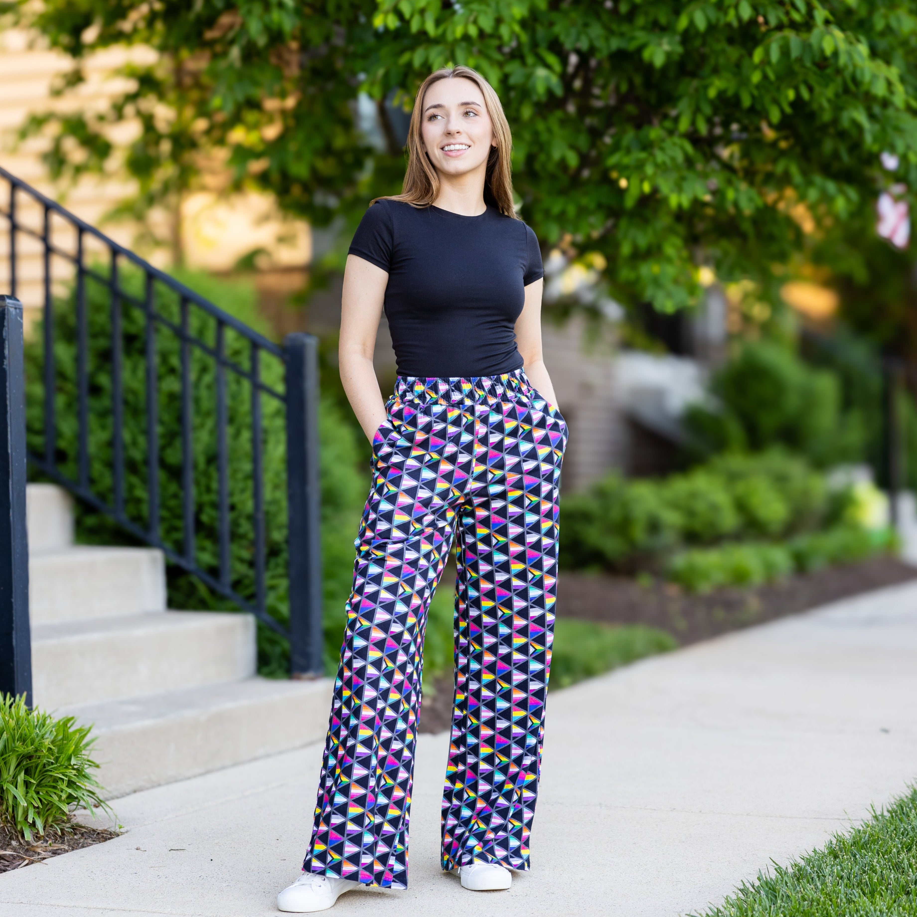 Pride Flags Palazzo Pants