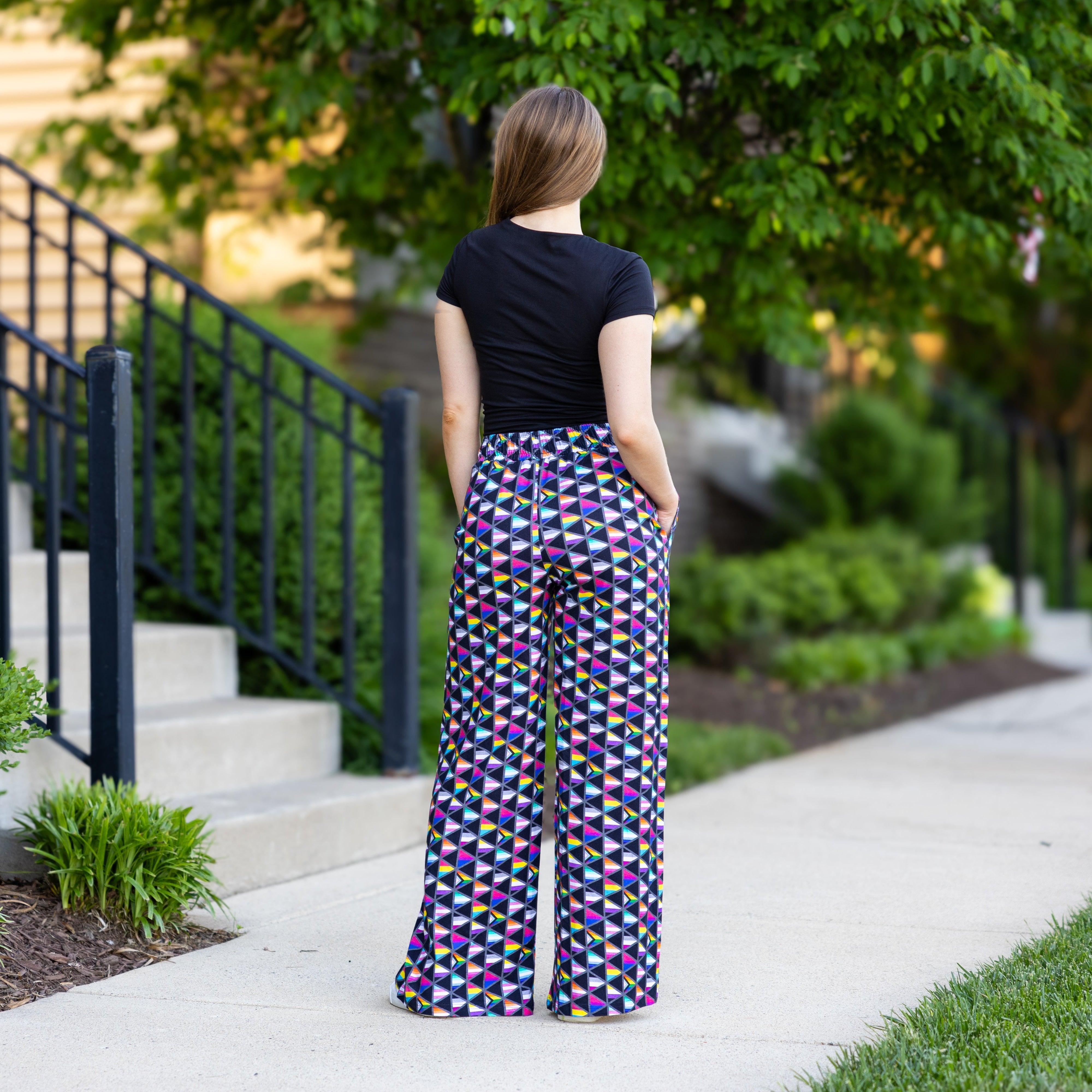 Pride Flags Palazzo Pants