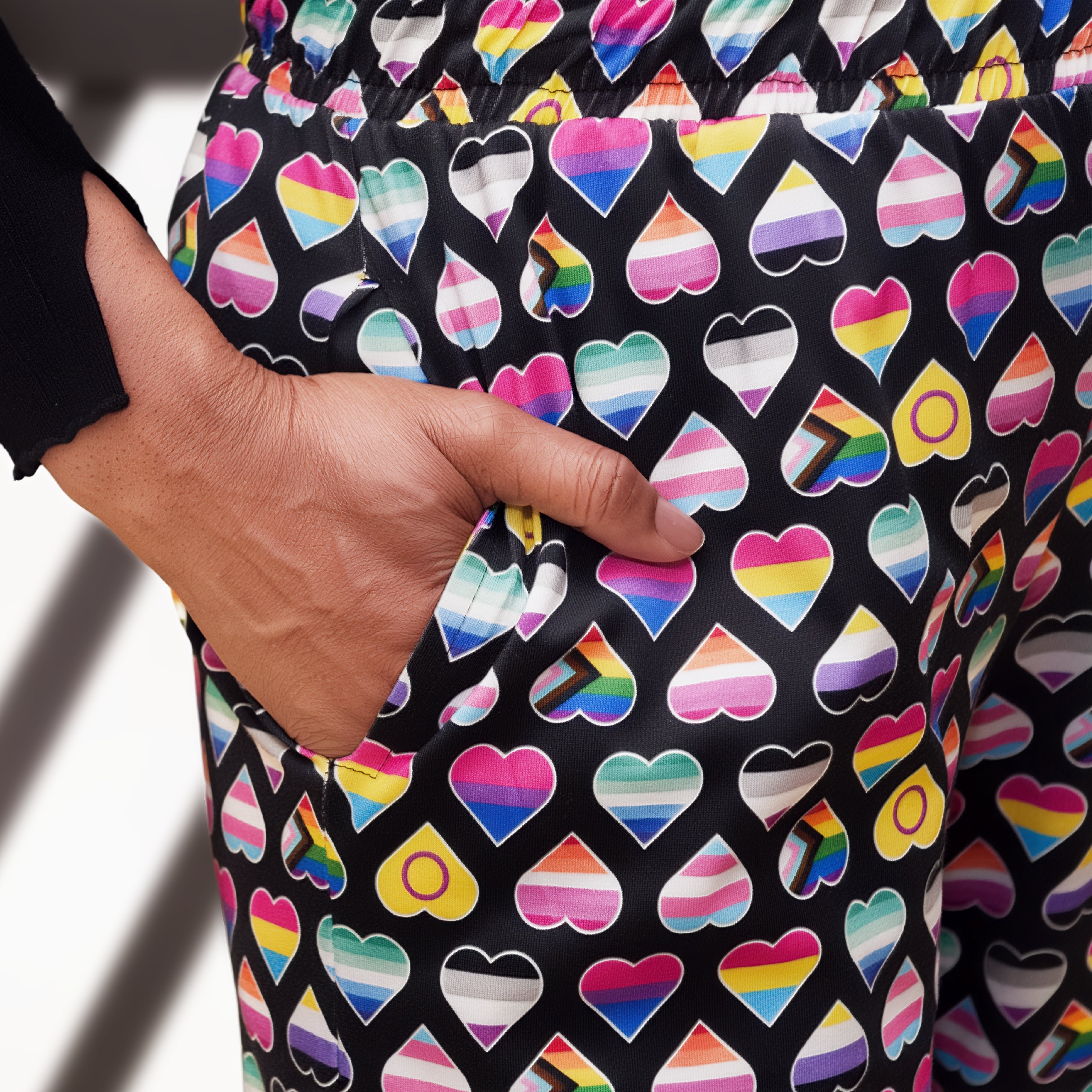 Pride Hearts Palazzo Pants