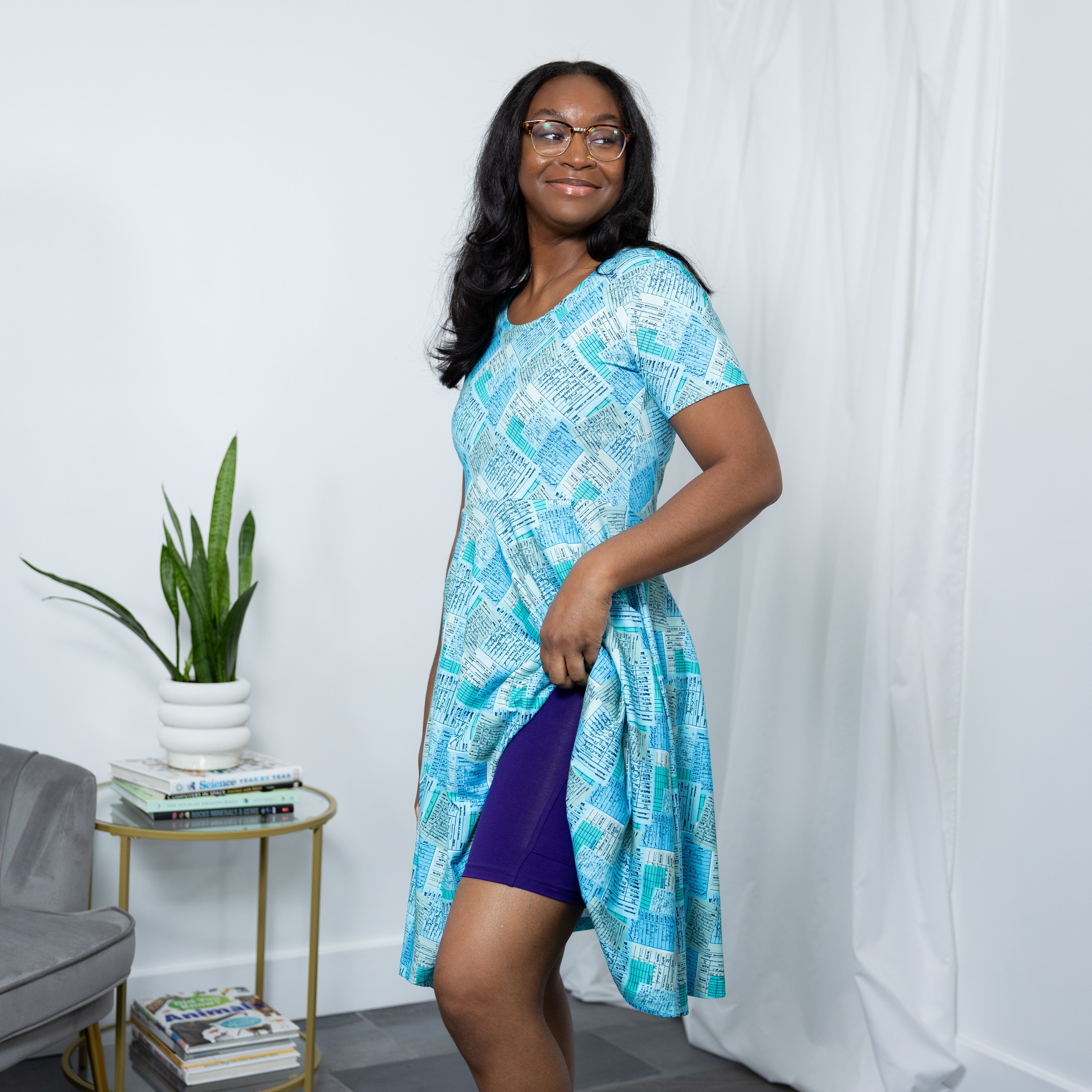 Purple Adults Shorts with Pockets