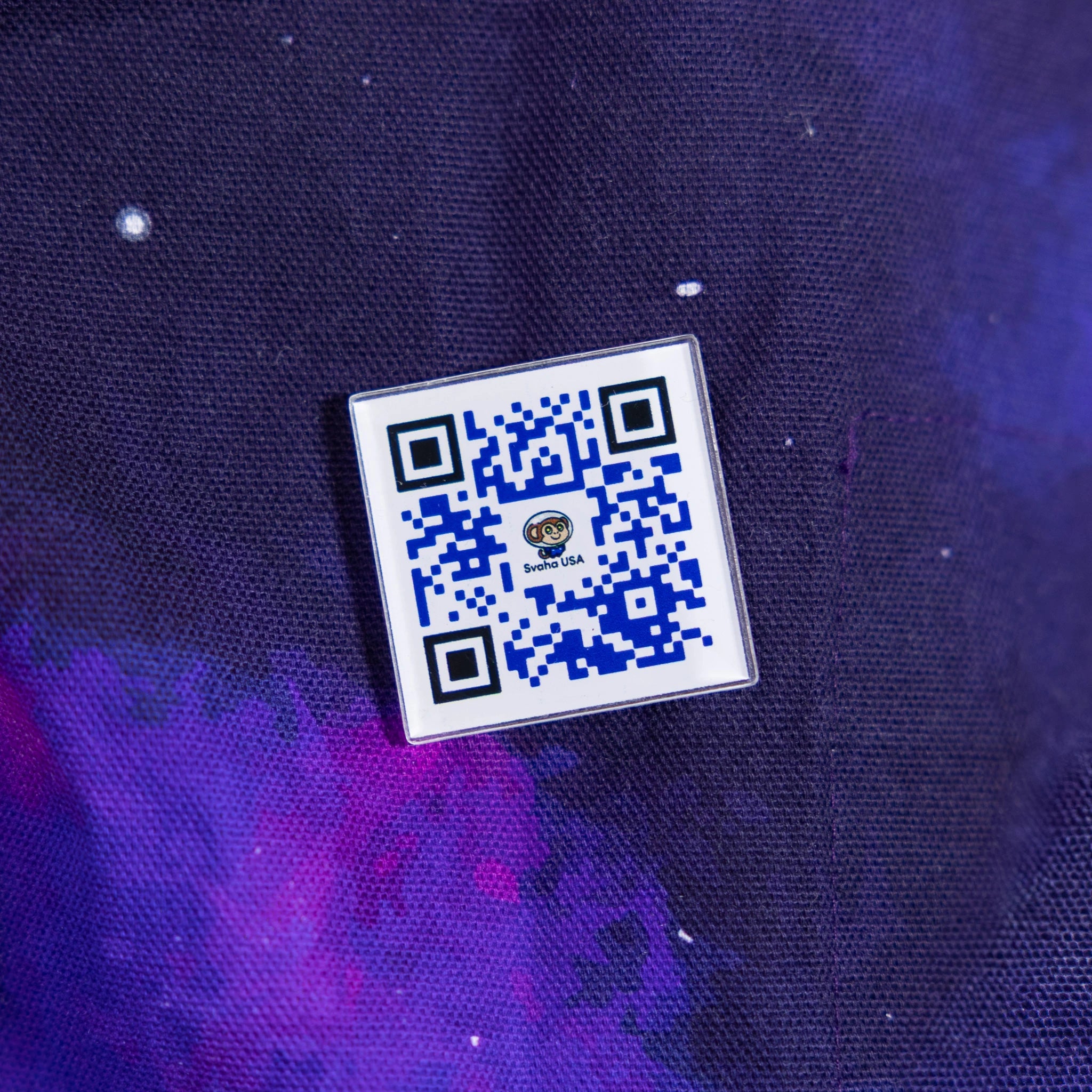 Svaha USA Scannable Lapel Pin