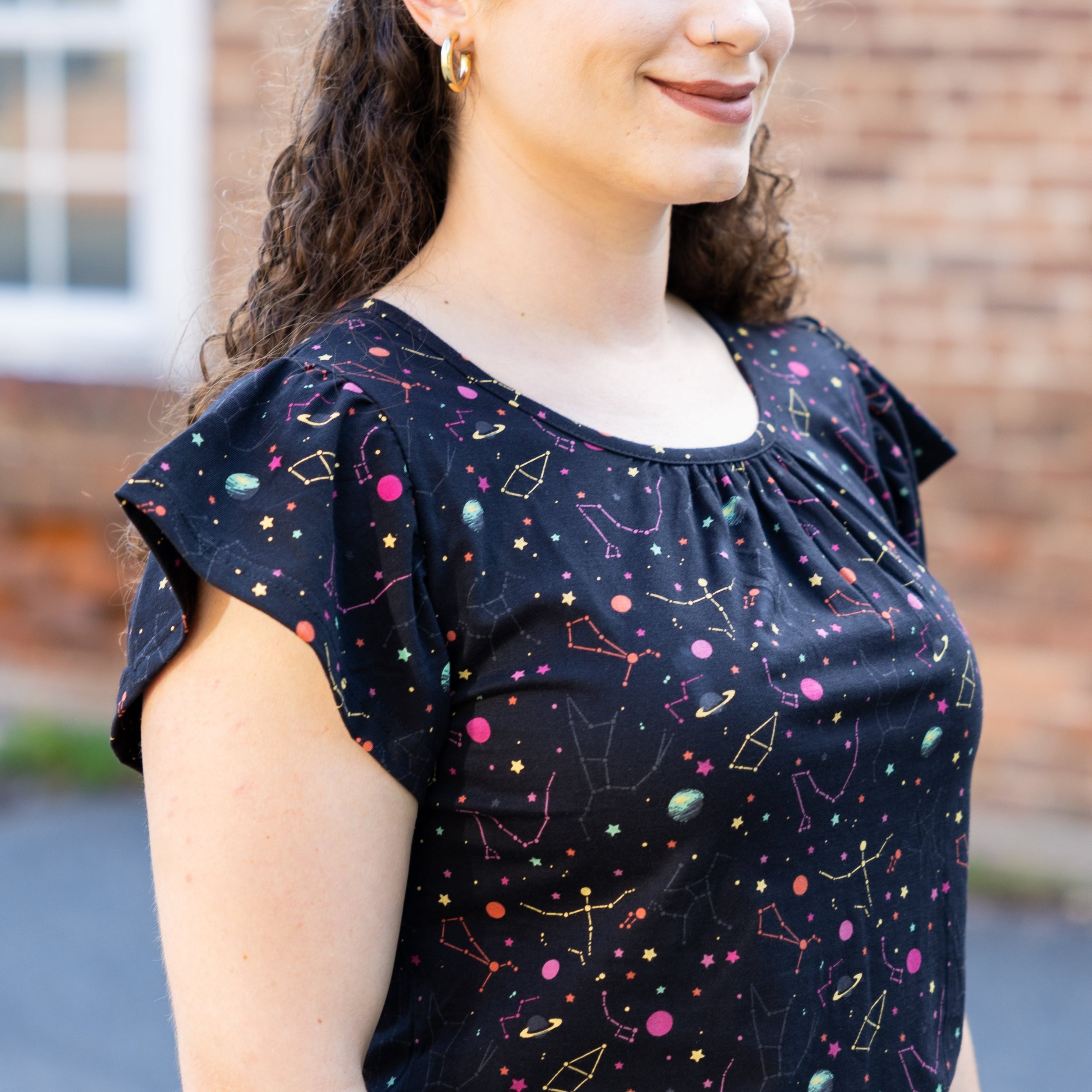 Rainbow Constellations Glow-in-the-Dark Ida Top