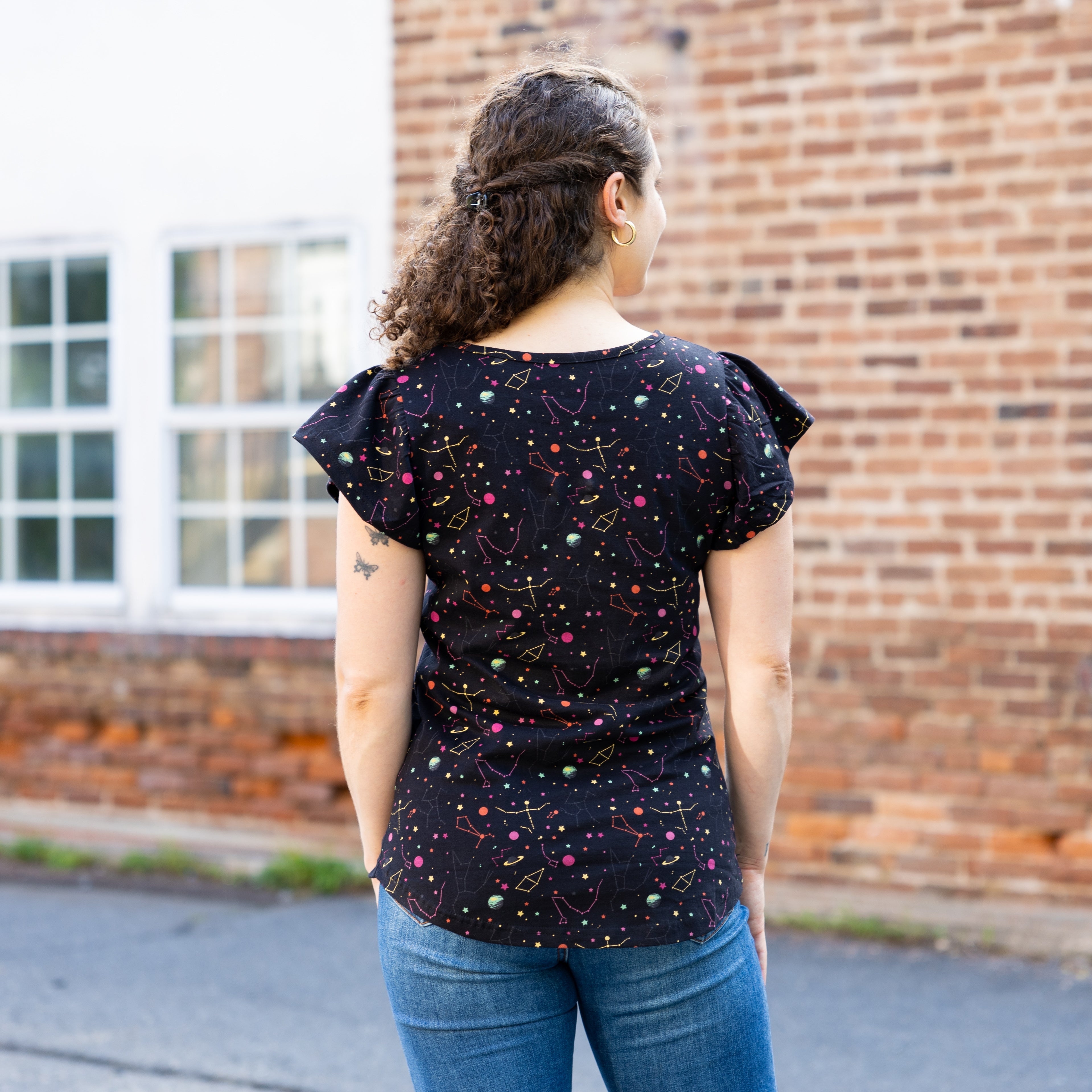 Rainbow Constellations Glow-in-the-Dark Ida Top