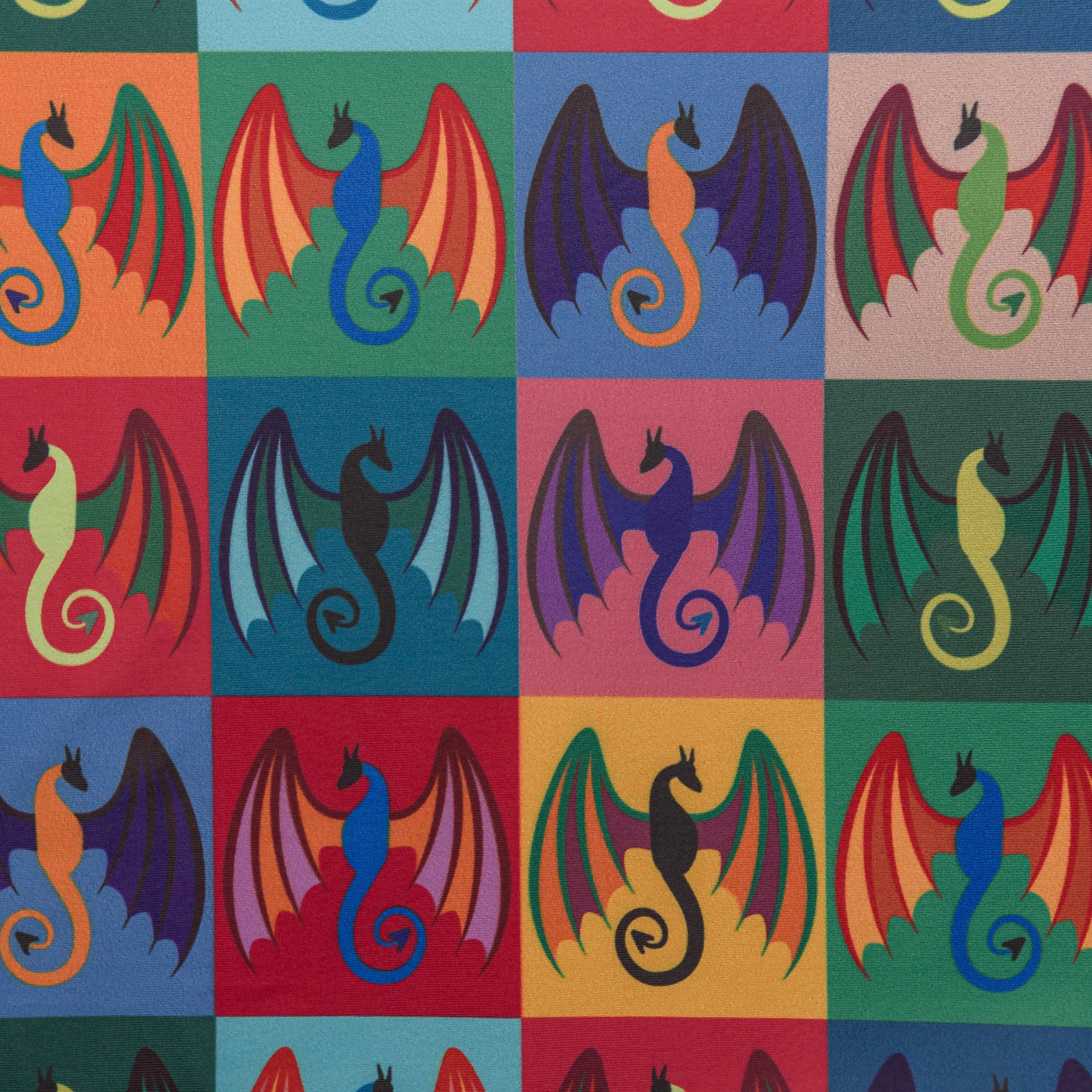 Rainbow Dragons Swim Skort