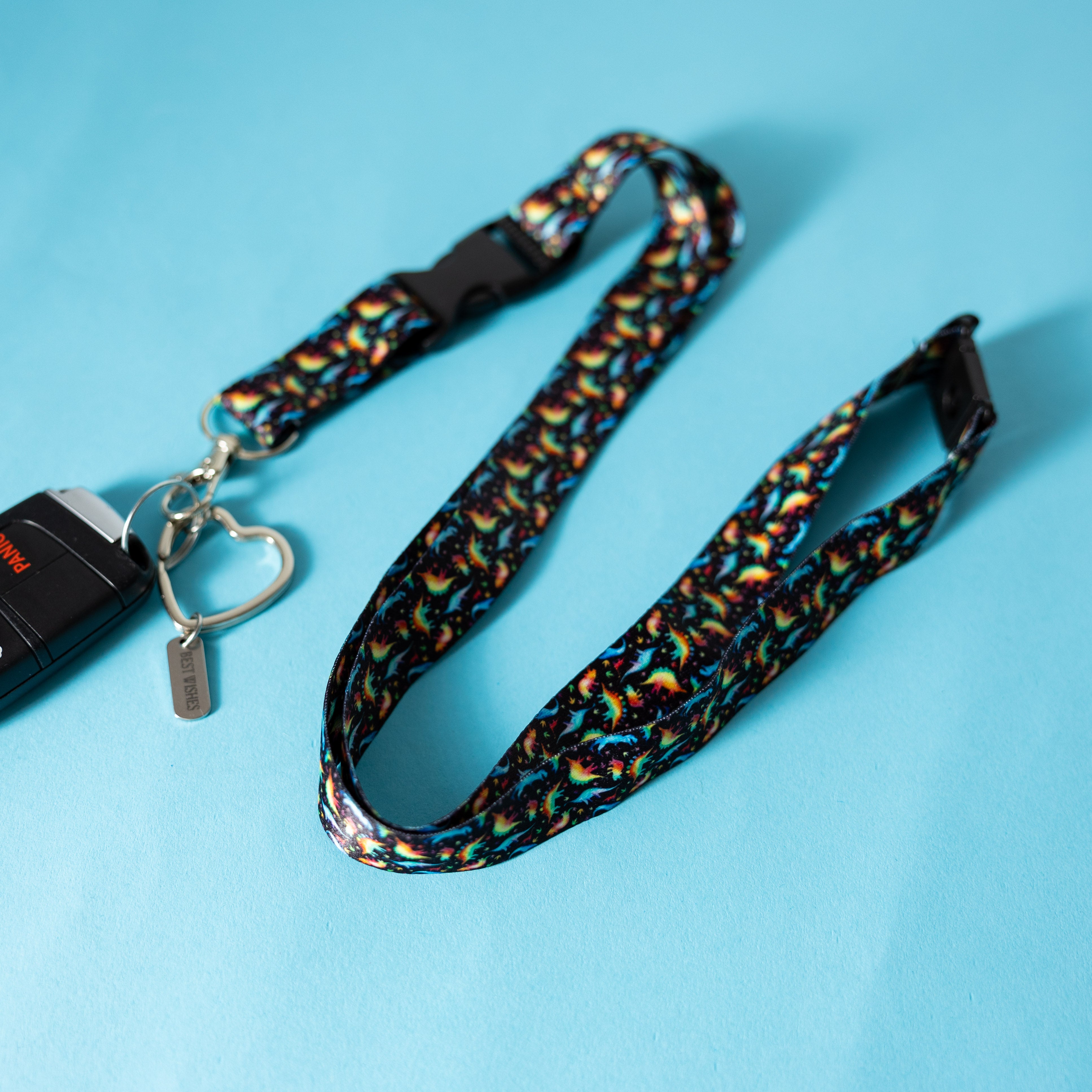 Rainbowsaurus Lanyard