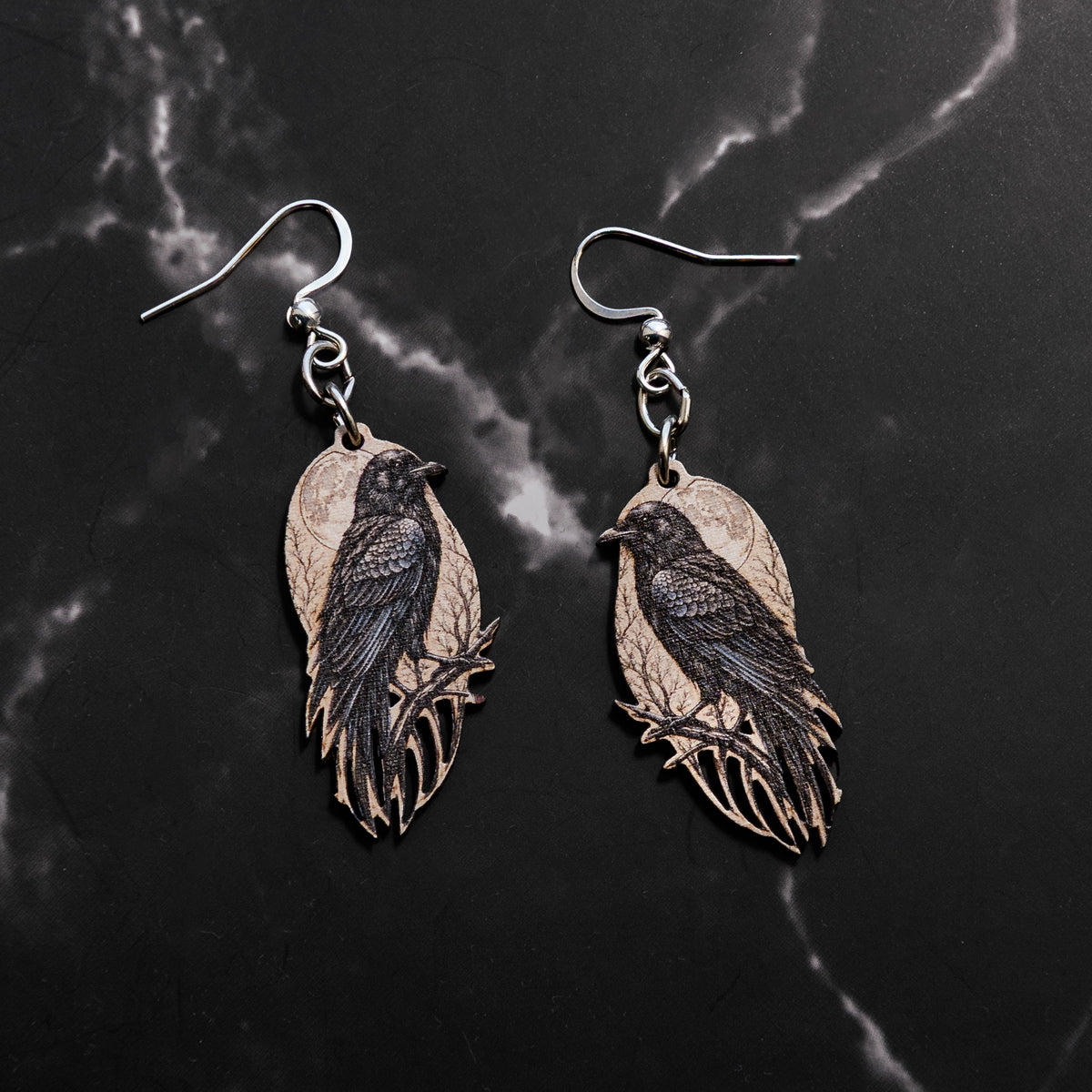 Raven Earrings
