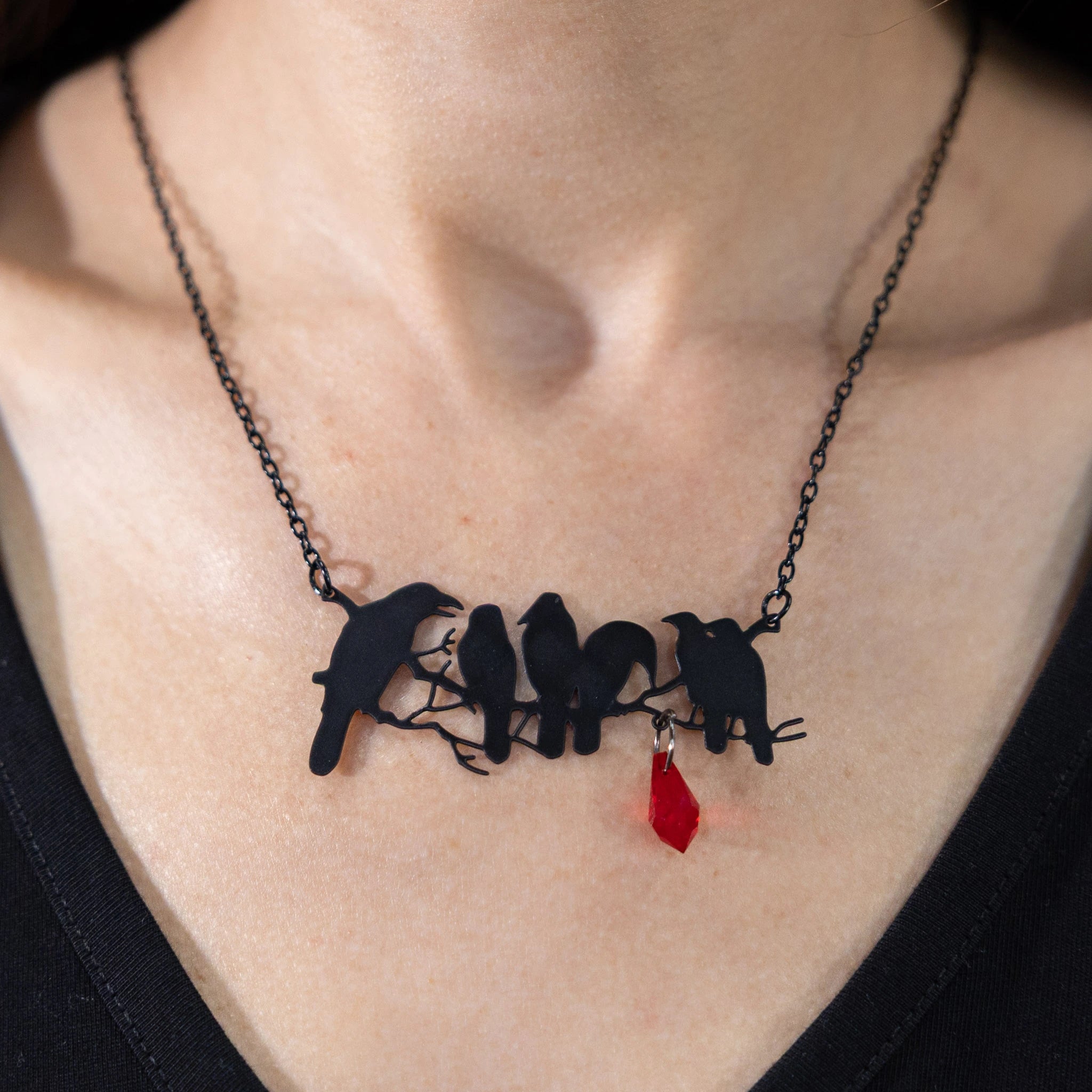 Ravens Stainless Steel Necklace