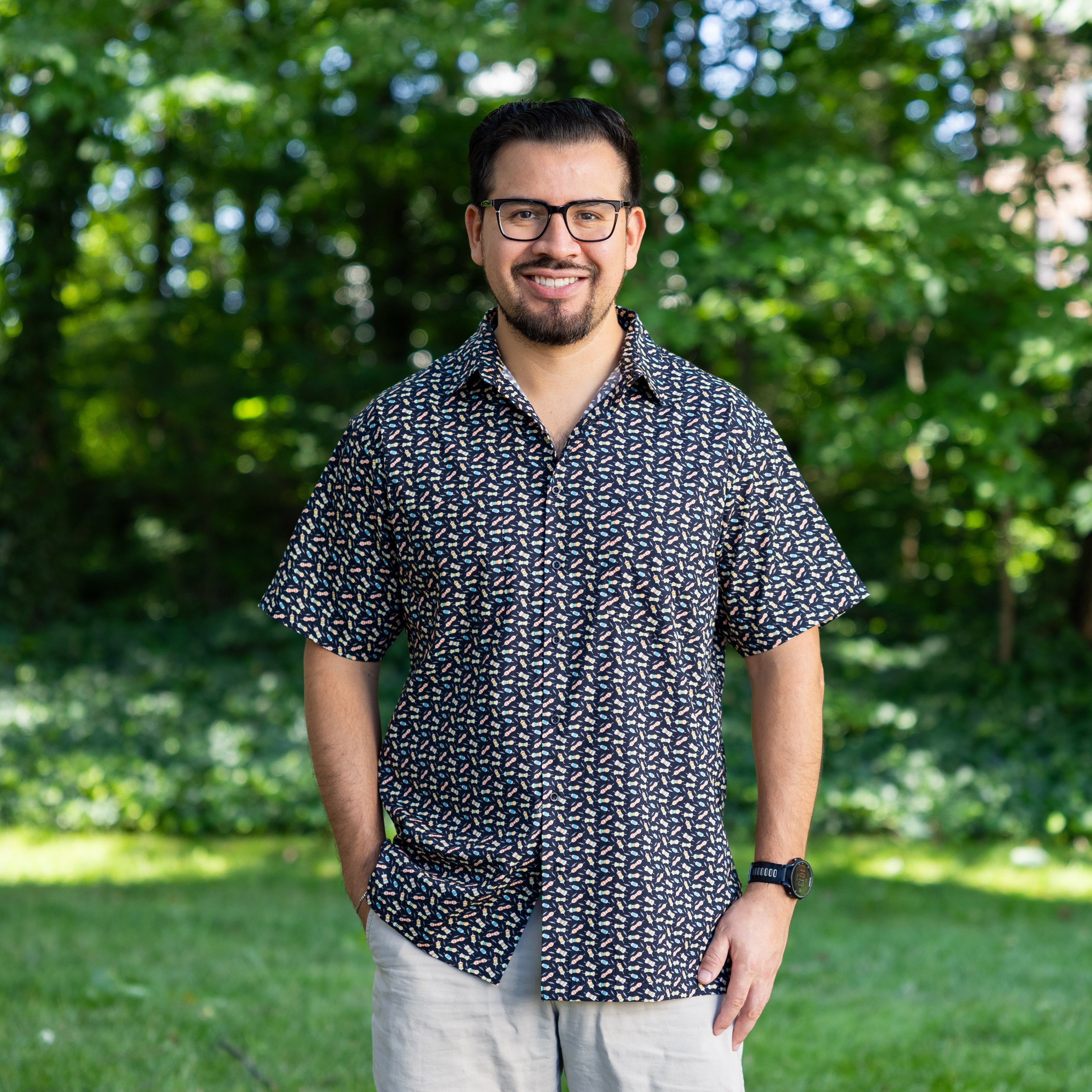 Resistors Short Sleeves Button-Up Shirt