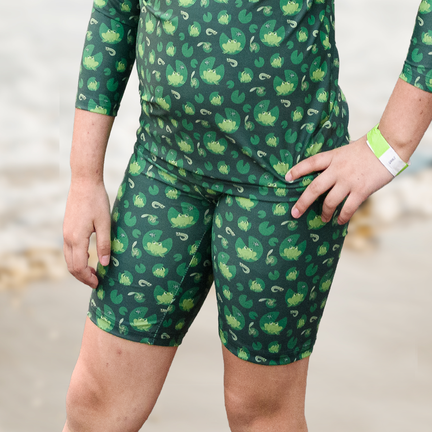 Ribbit Kids Swim Shorts