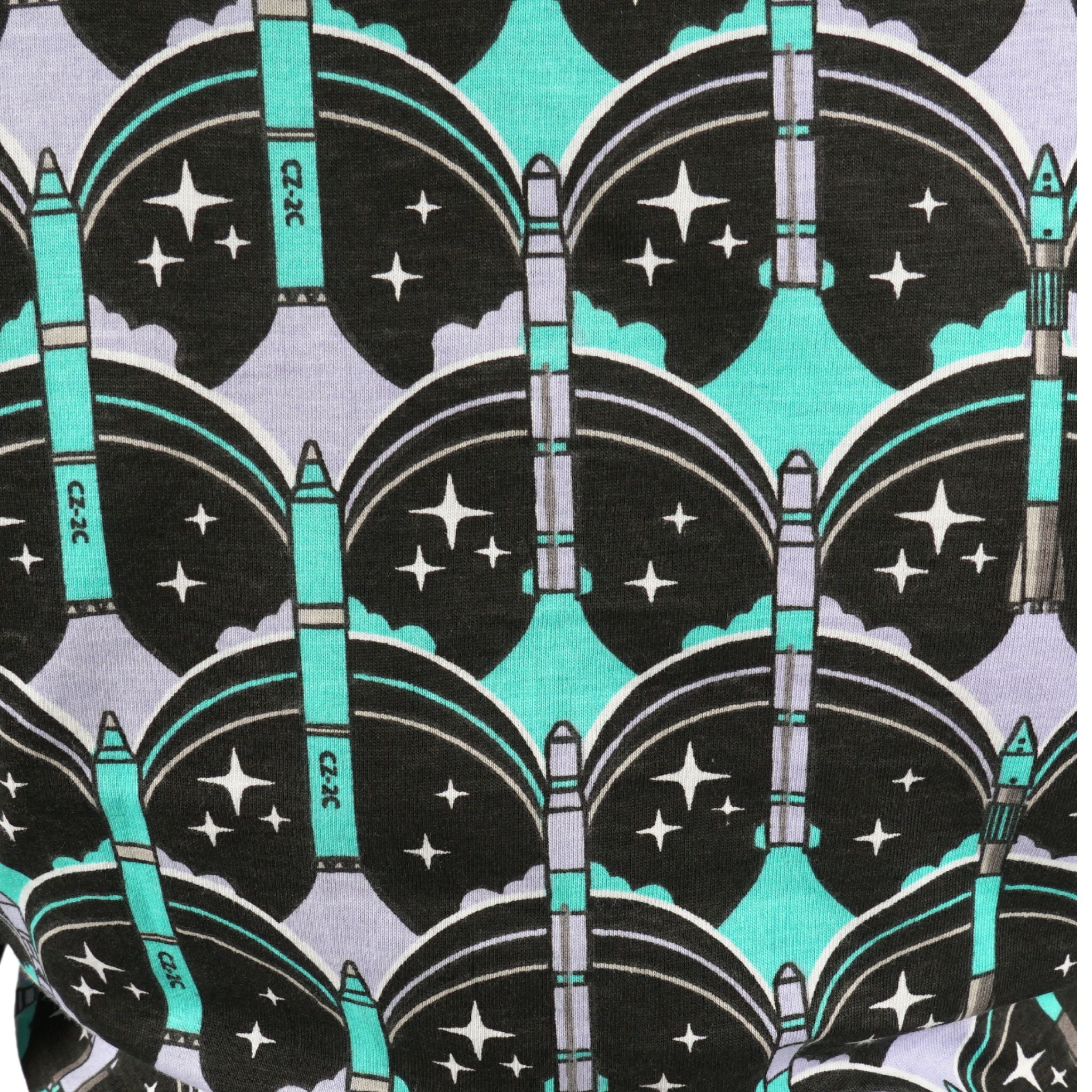 Rockets Galore 3/4th Sleeves Midi Dress (No Waist Seam)