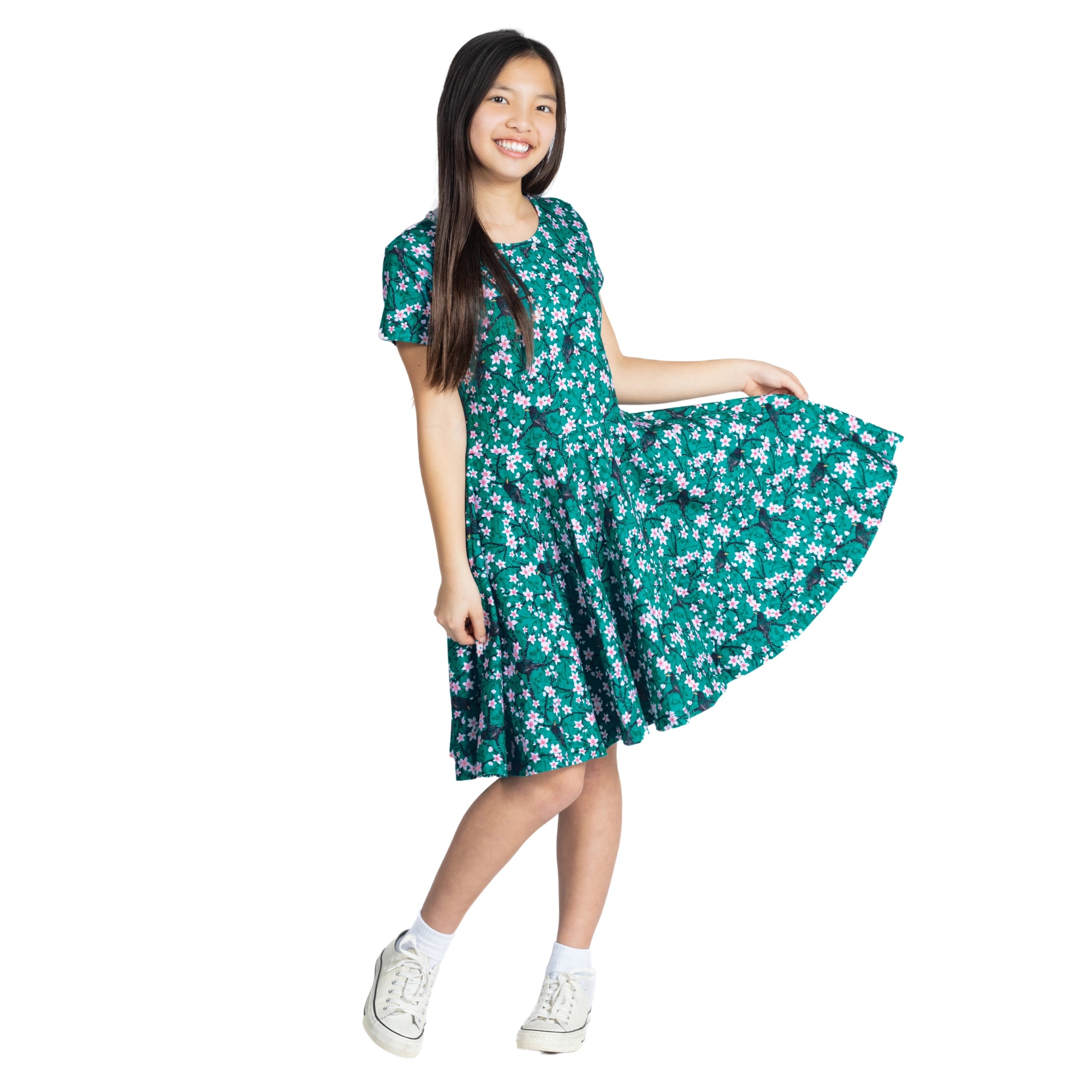 Sakura Starlings Kids Twirl Dress