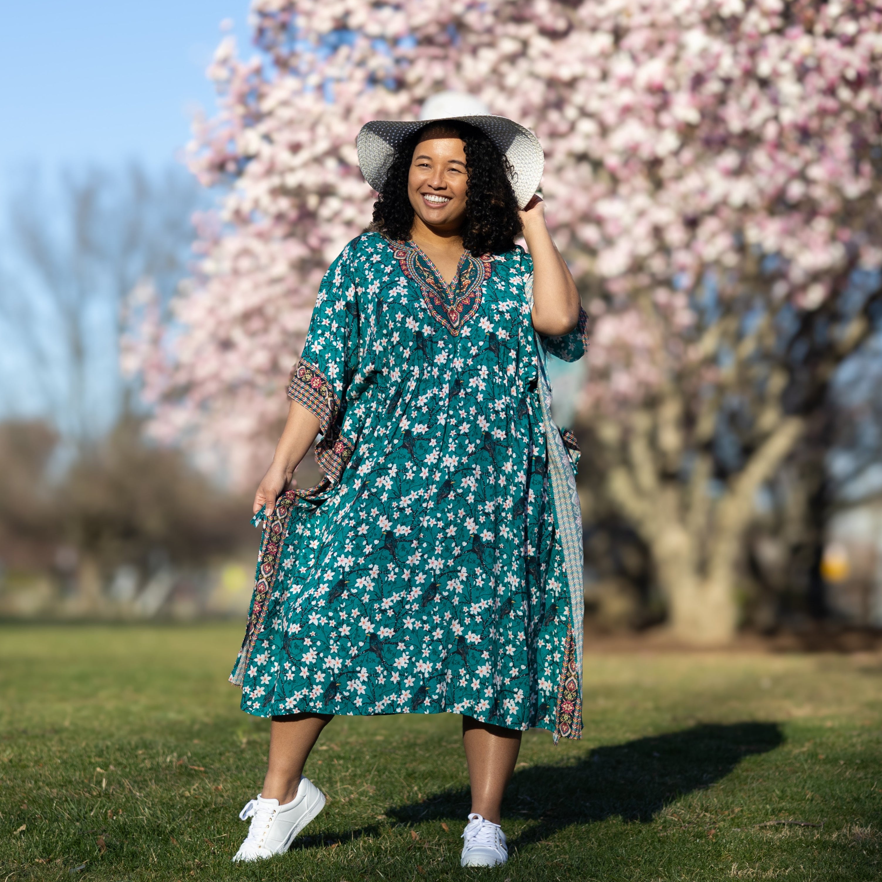 Sakura Starlings Kaftan