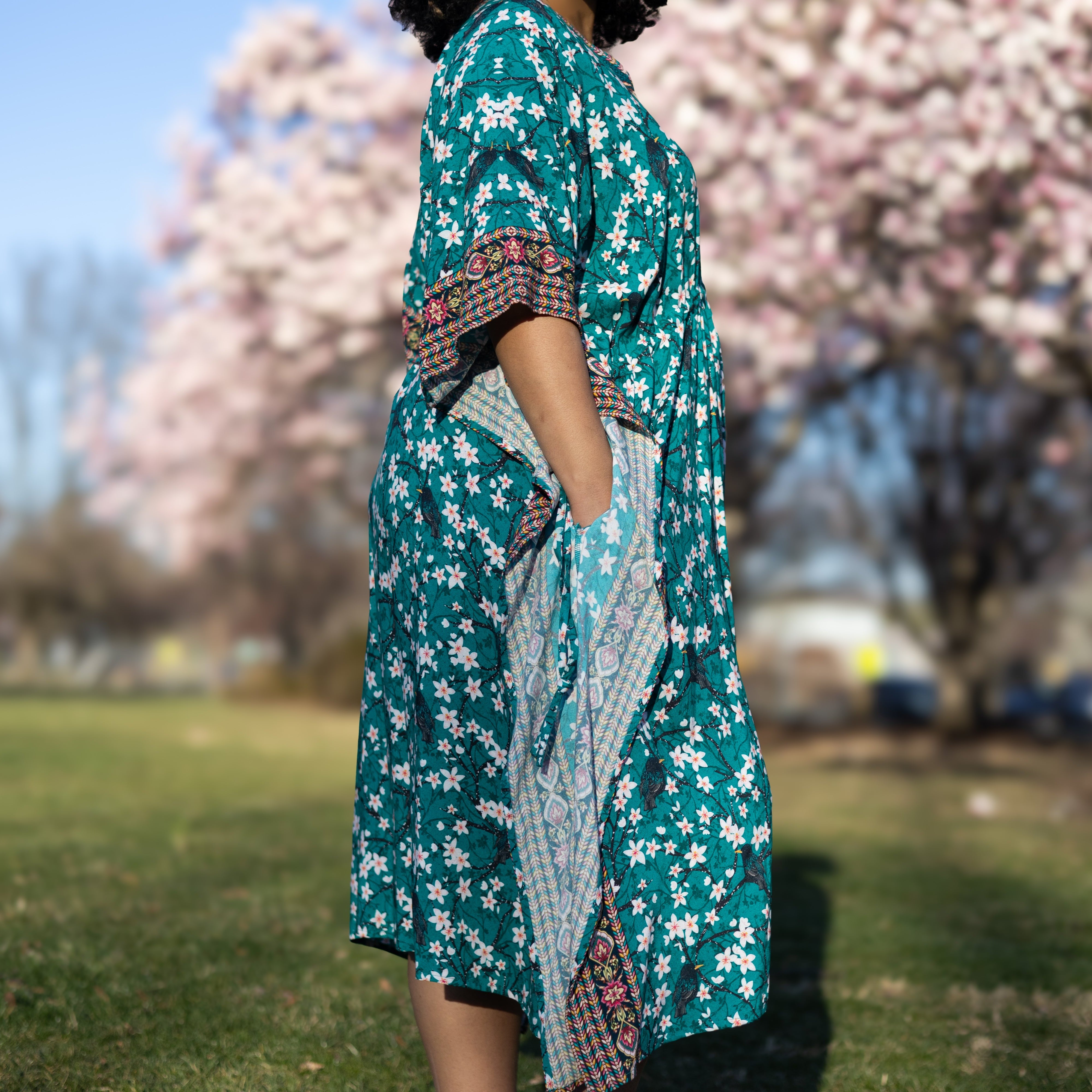 Sakura Starlings Kaftan